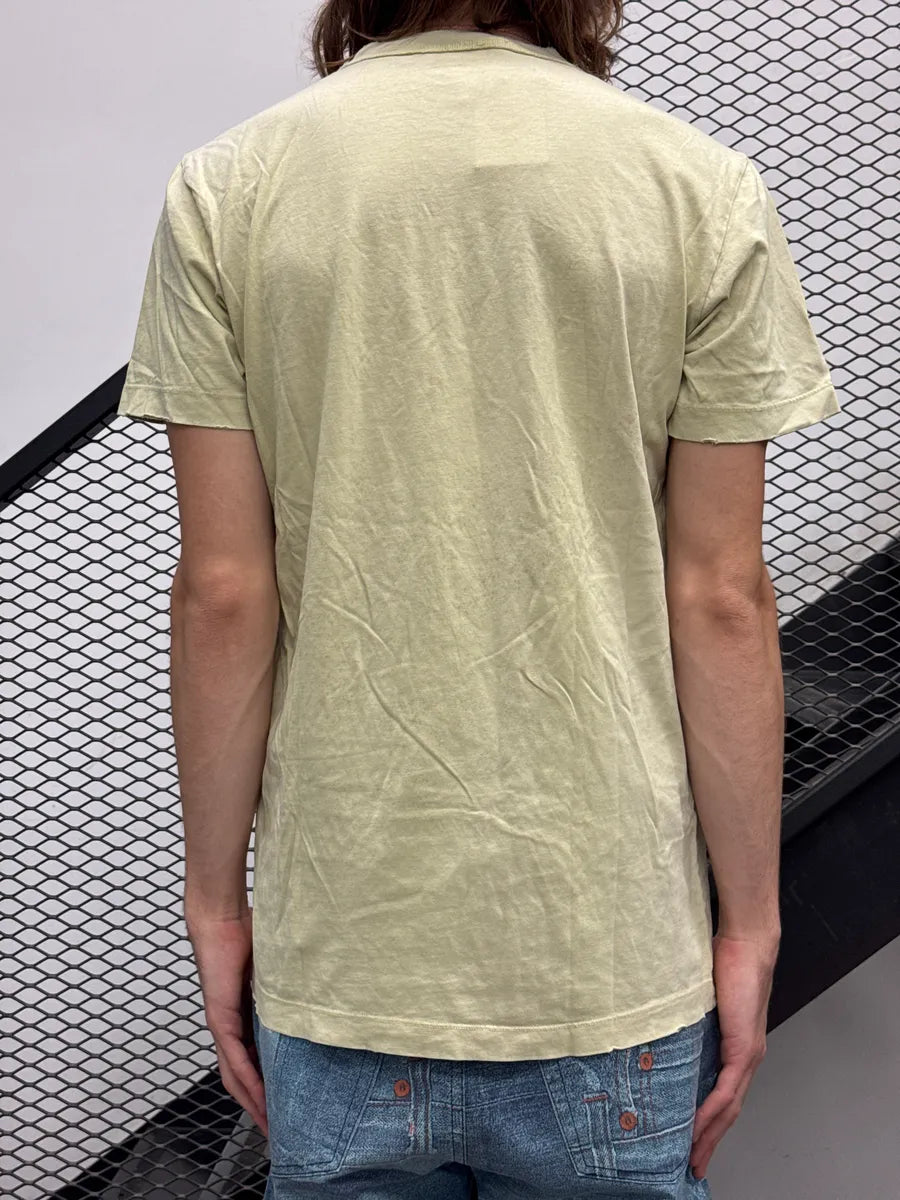 SS2013 Pierre Balmain Pale Yellow Surfing T-Shirt RYdCPeUG 2