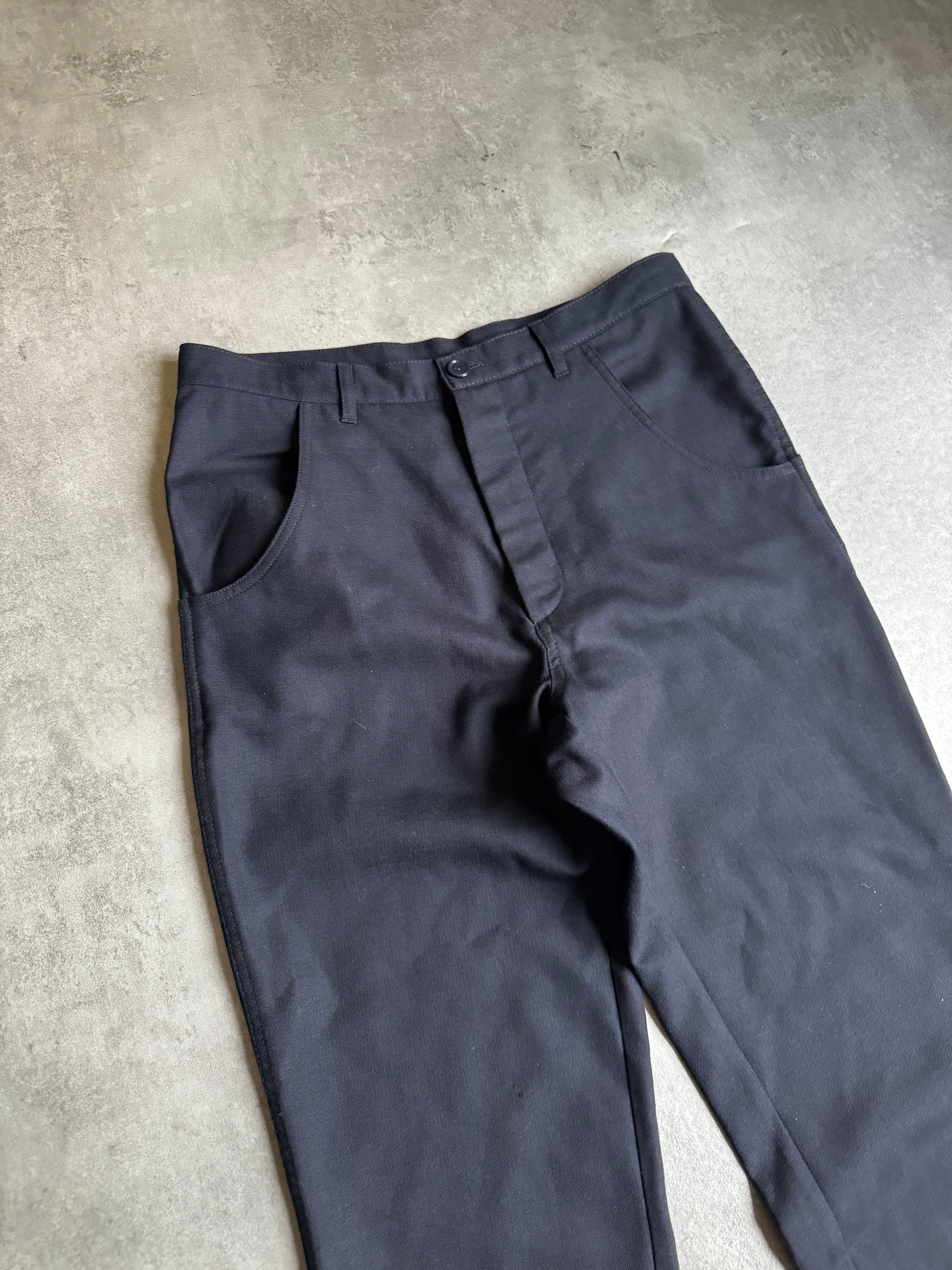 Raf Simons Prototype Classy Navy Pants (M) - 3