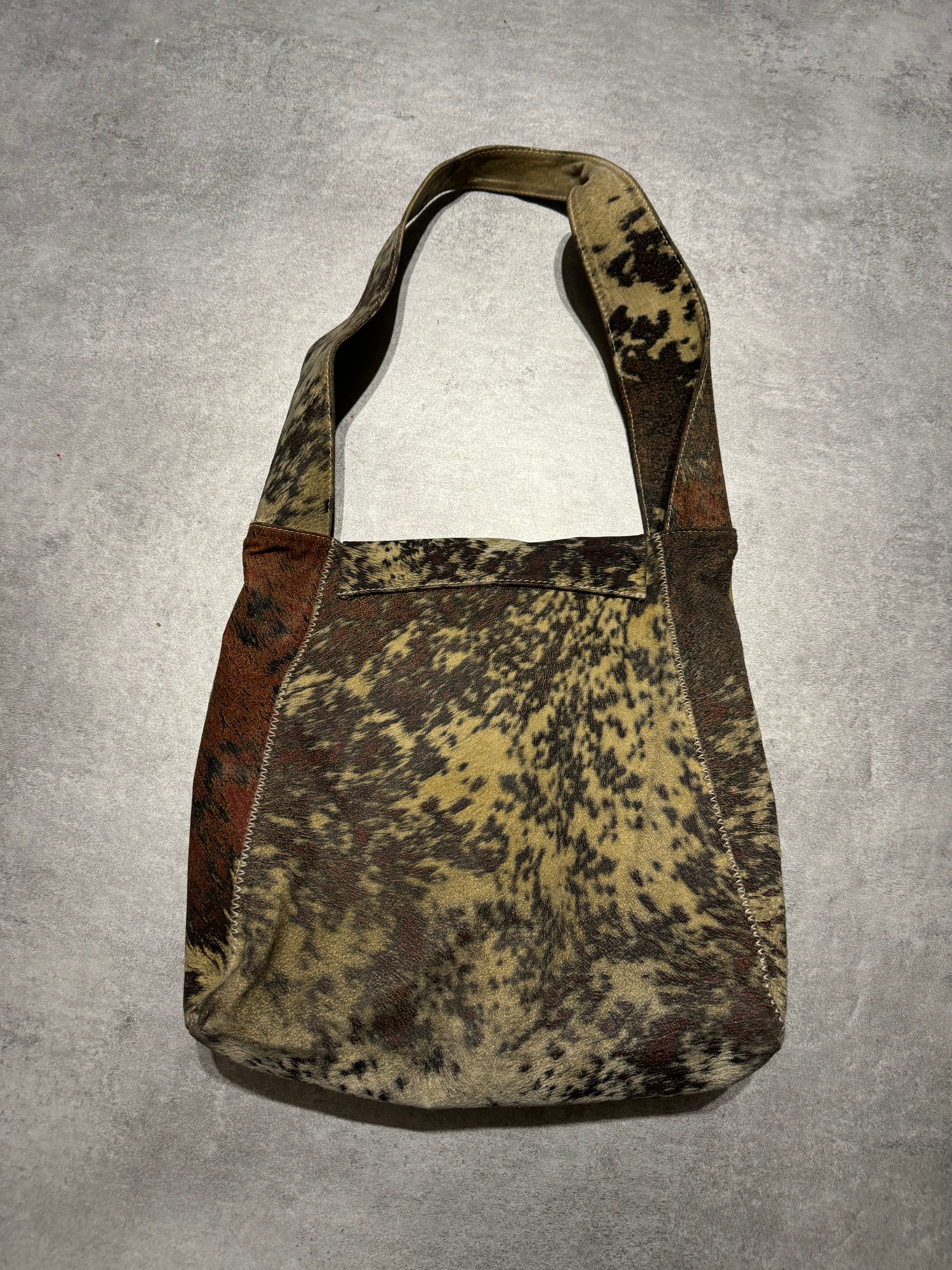 AW1999 Roberto Cavalli Fury Cow Print Effect Handle Bag (OS) - 7