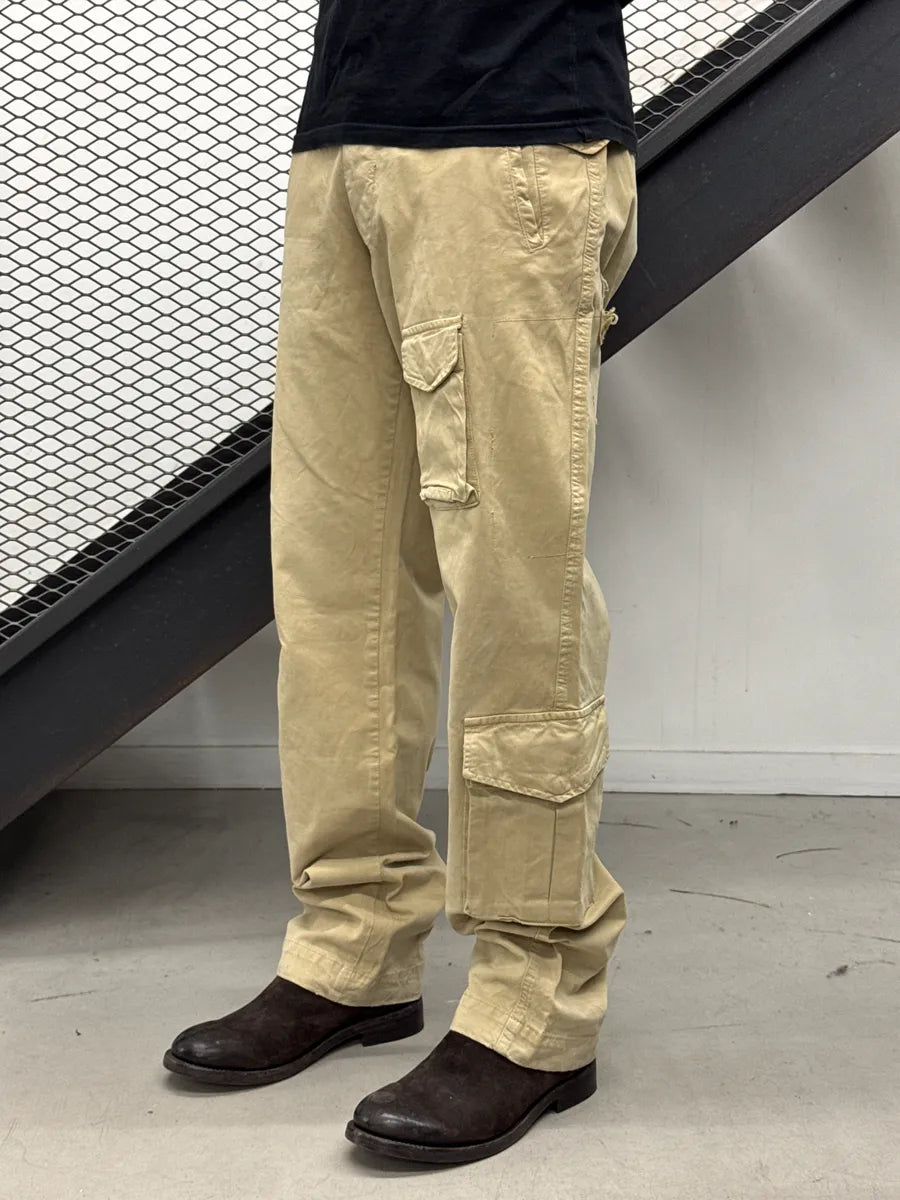 2000s Mason's Multi-Pocket Beige Cargo Pants RaHVEbjL 1