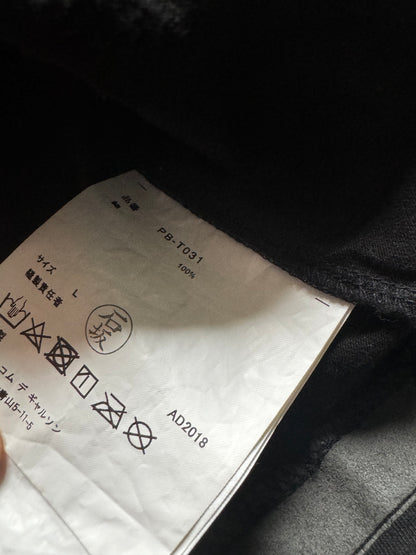 SS2018 Comme des Garçons Homme Plus Geometrical Leather Tee-Shirt (L) - 4