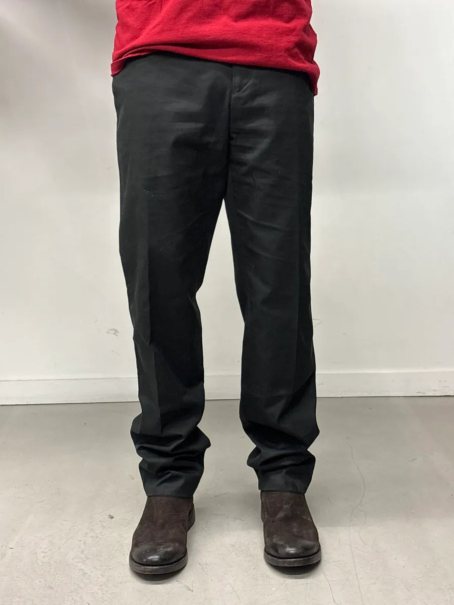 2000s Prada Black Zip Pocket Flat Front Pants RbuXqYpf 0