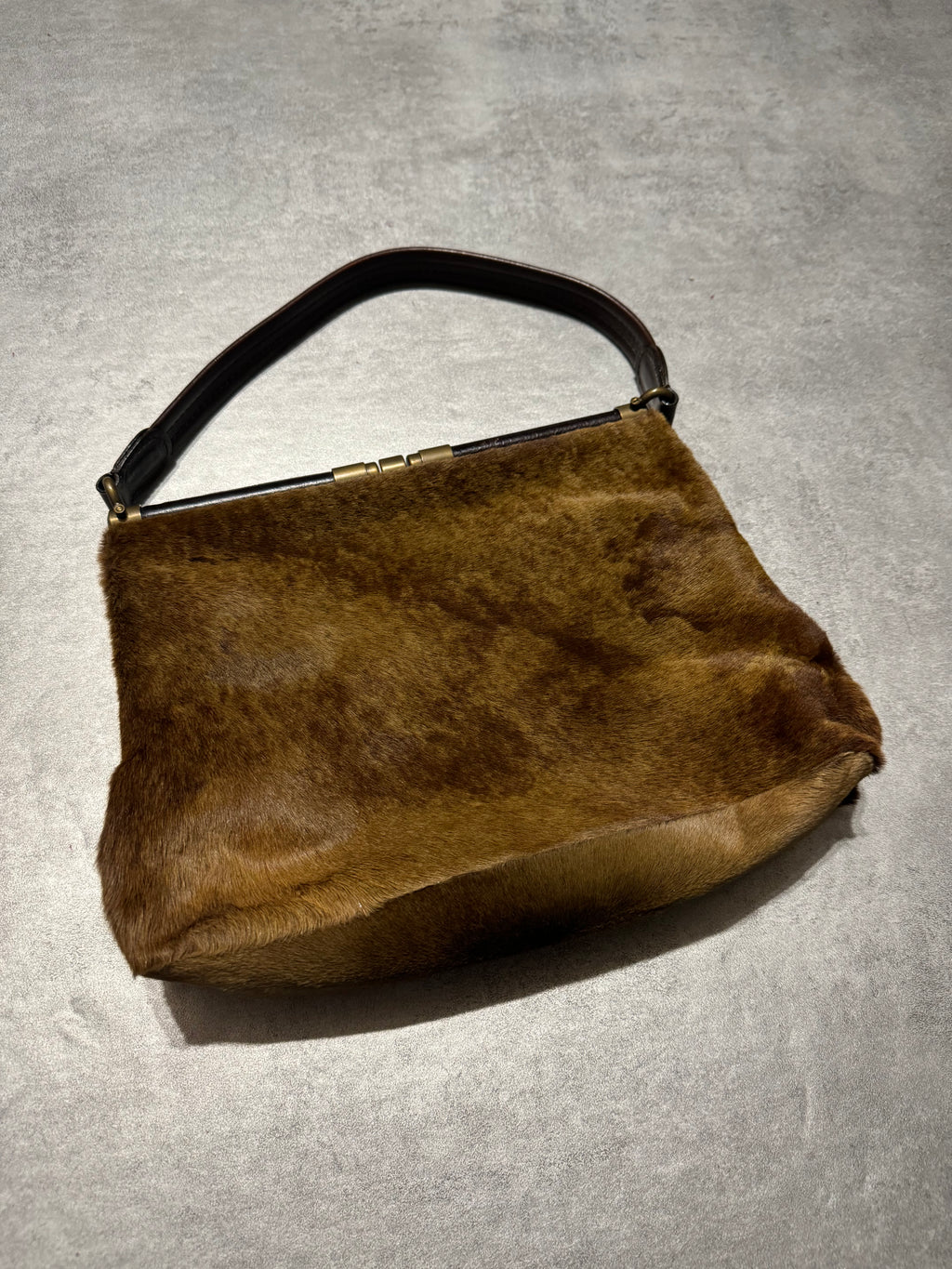 Marni Fur Excellence Camel Bag (OS) - 2