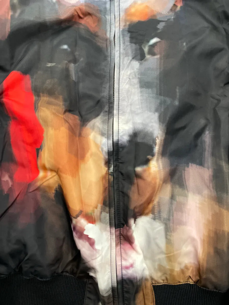 AW2013 Givenchy Black Rottweiler Portrait Bomber Jacket by Riccardo Tisci RevXhEfS 8