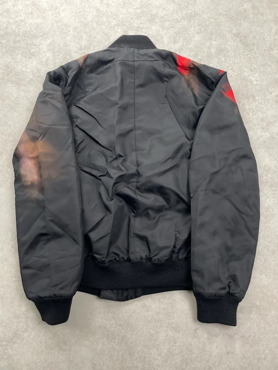 AW2013 Givenchy Black Rottweiler Portrait Bomber Jacket by Riccardo Tisci RevXhEfS 6