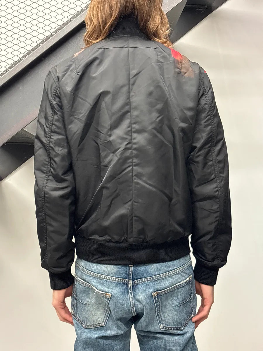 AW2013 Givenchy Black Rottweiler Portrait Bomber Jacket by Riccardo Tisci RevXhEfS 4