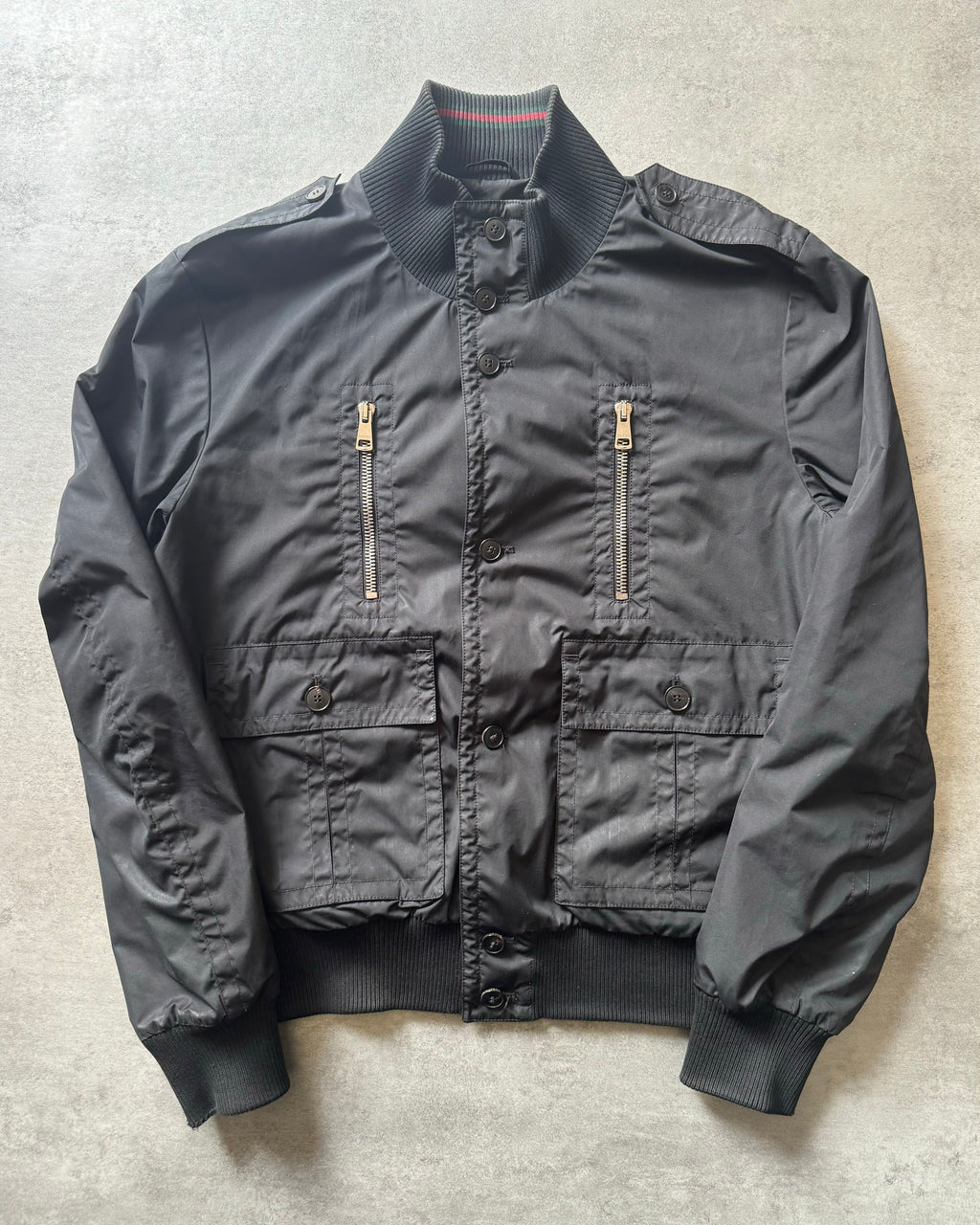 AW2009 Gucci Madonna Black Light Jacket (L) - 3