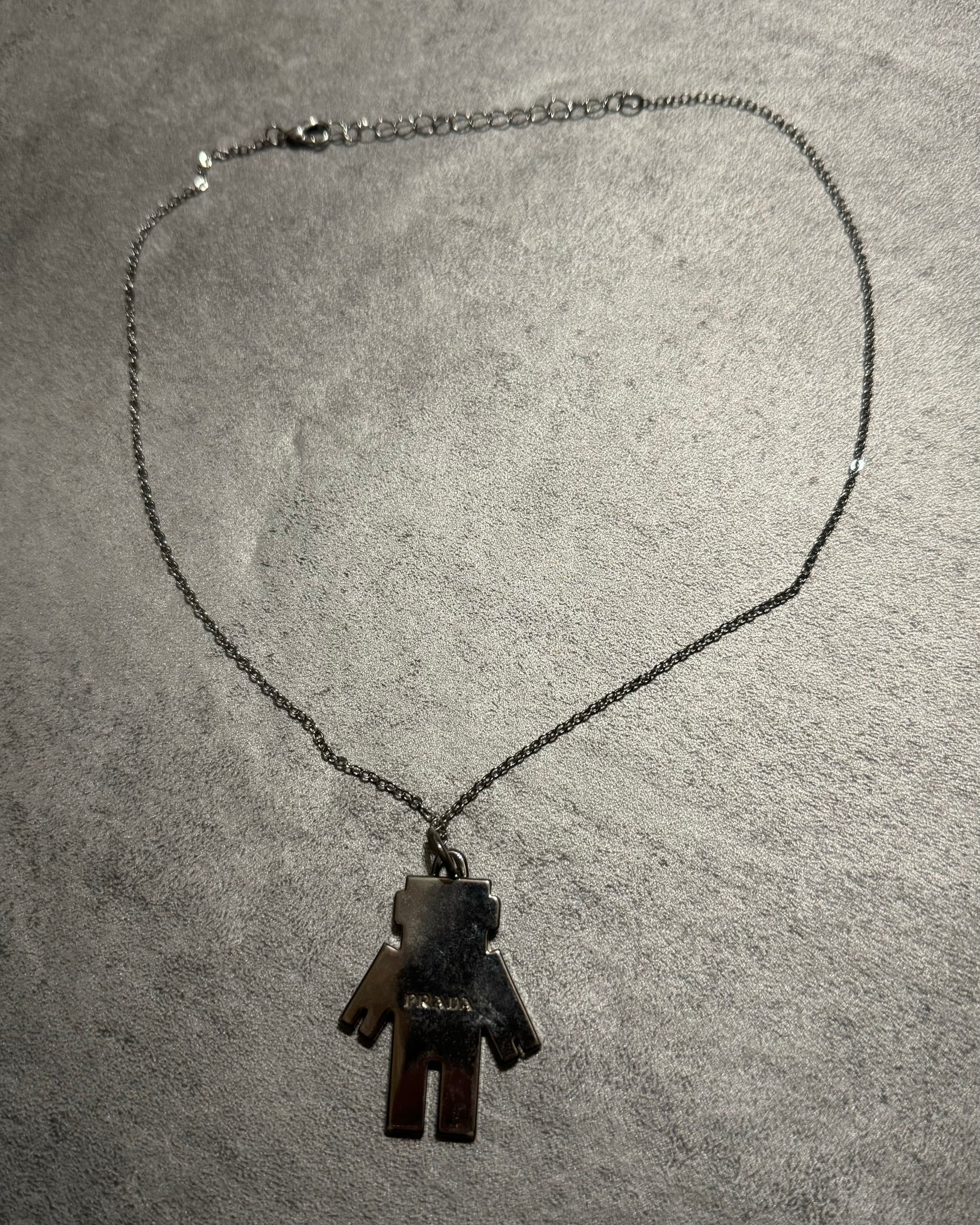 Prada Modern Robot Necklace (OS) - 3