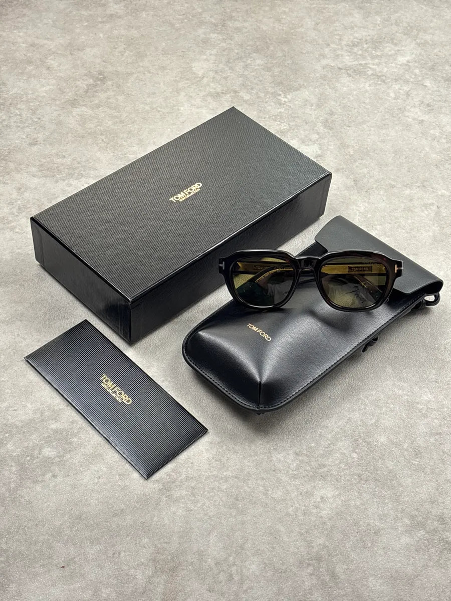 Tom Ford Brown Acetate T-Logo Sunglasses Rxqsebny 3