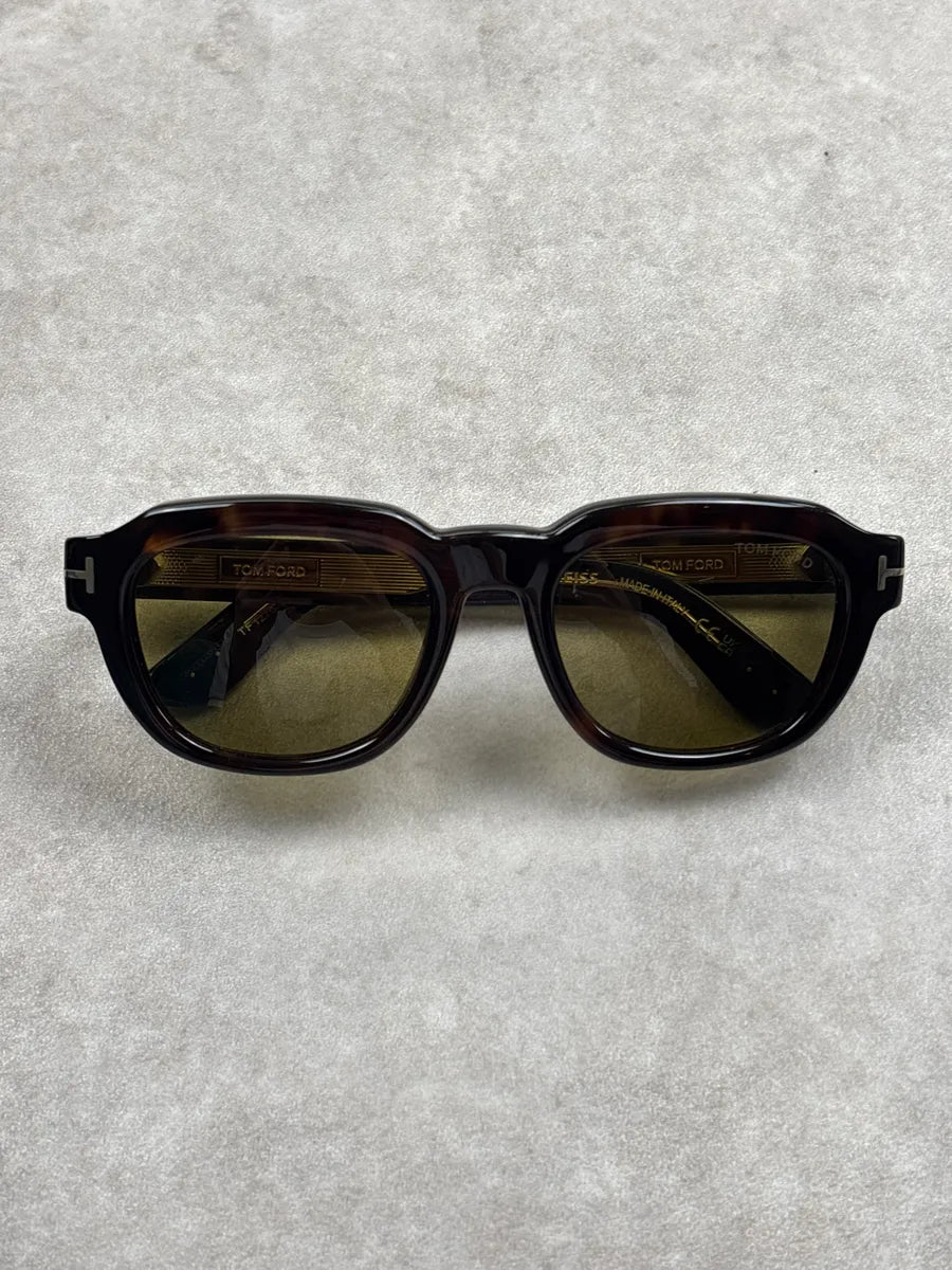 Tom Ford Brown Acetate T-Logo Sunglasses Rxqsebny 5