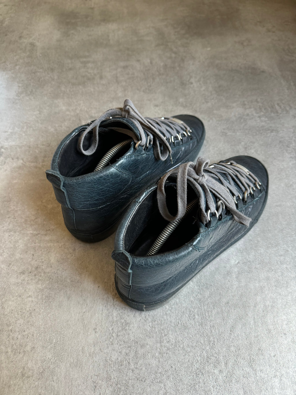 Balenciaga Arena High Blue Leather (40) - 5