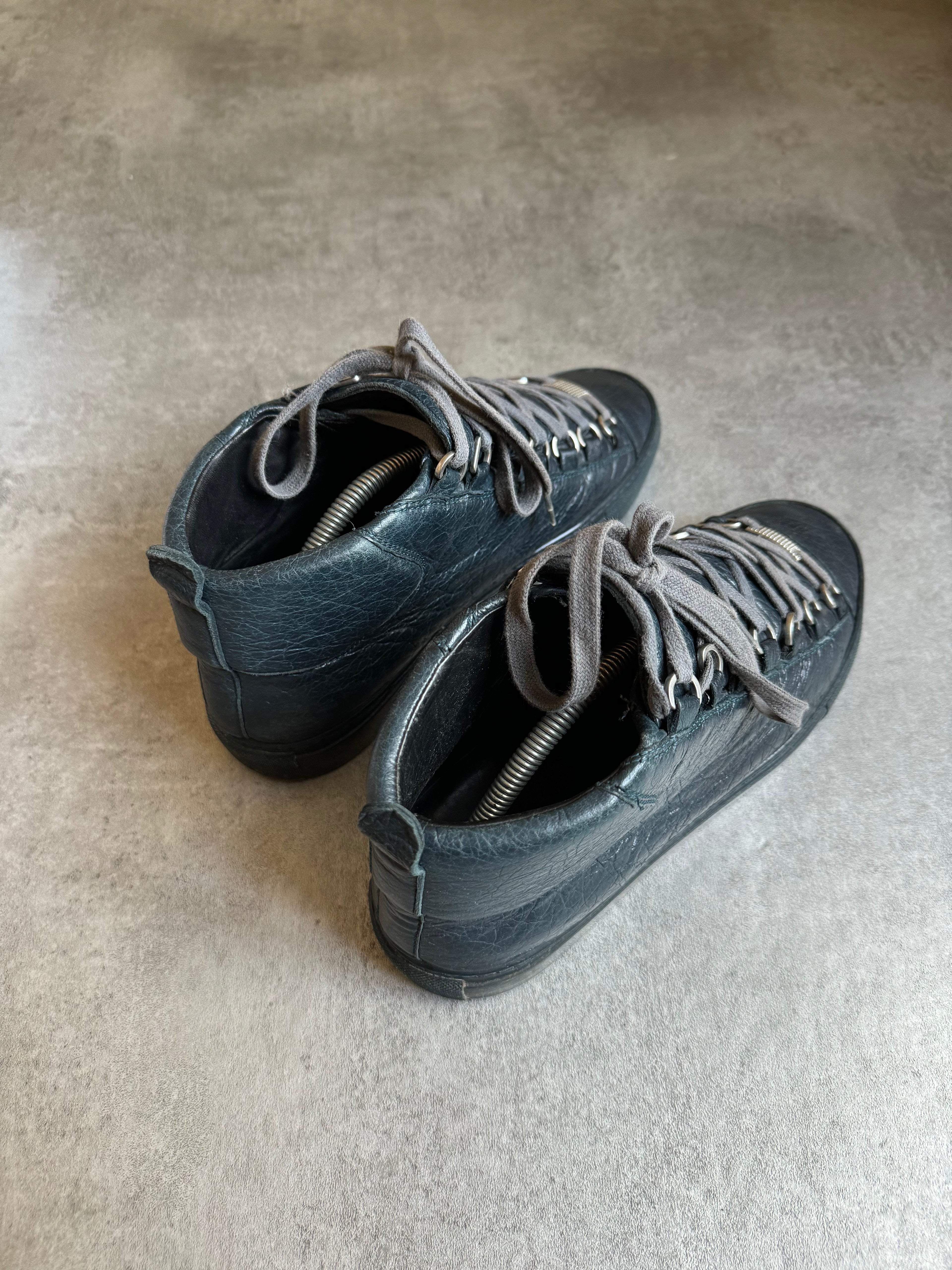 Balenciaga Arena High Blue Leather (40) - 5