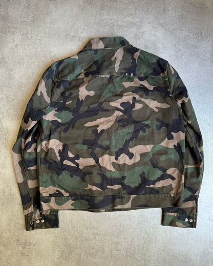 AW2020 Valentino Military Camo Light Trucker Jacket (M) - 2