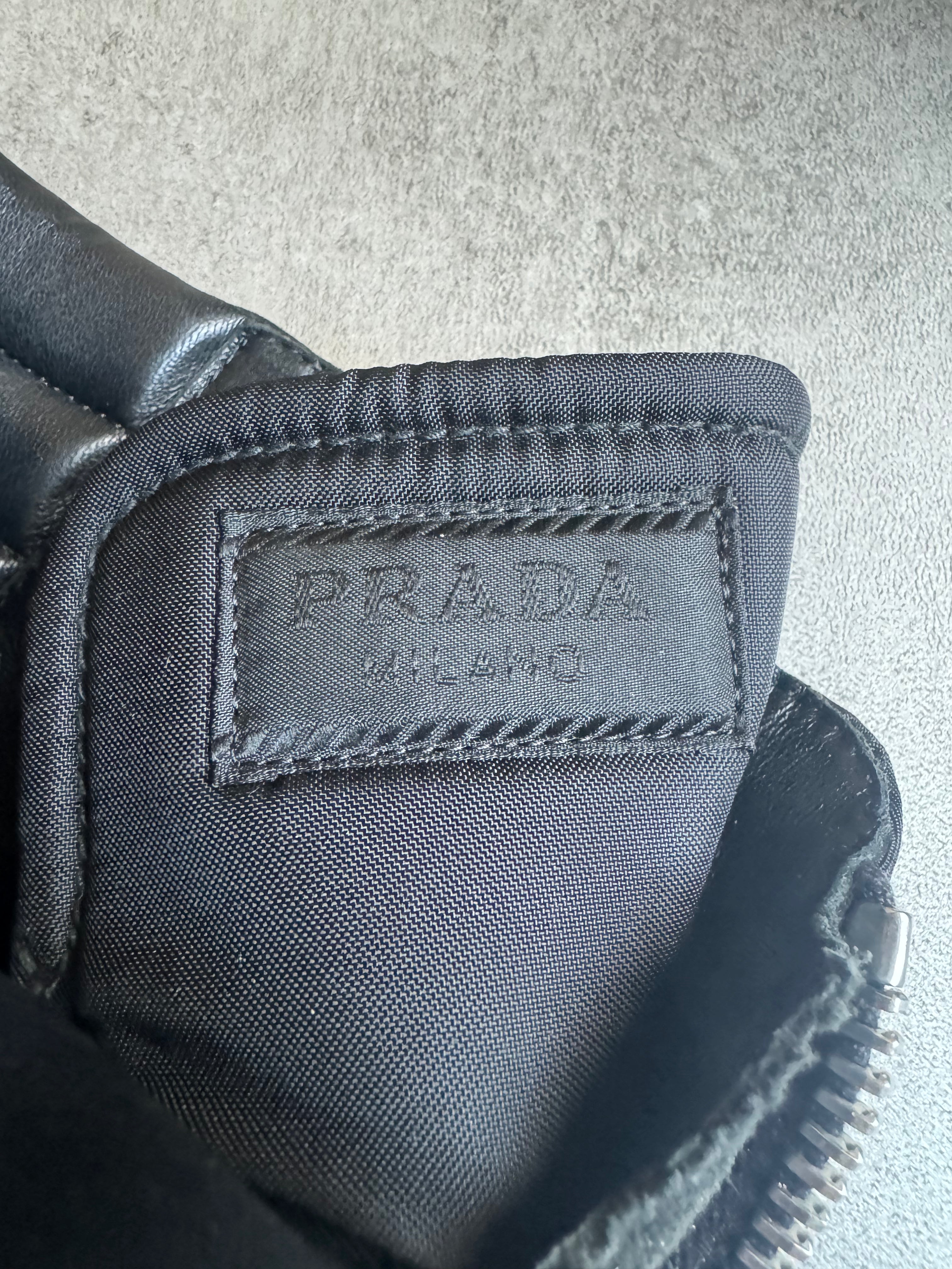 2000s Prada Black Biker Leather Moto Boots (41) - 5