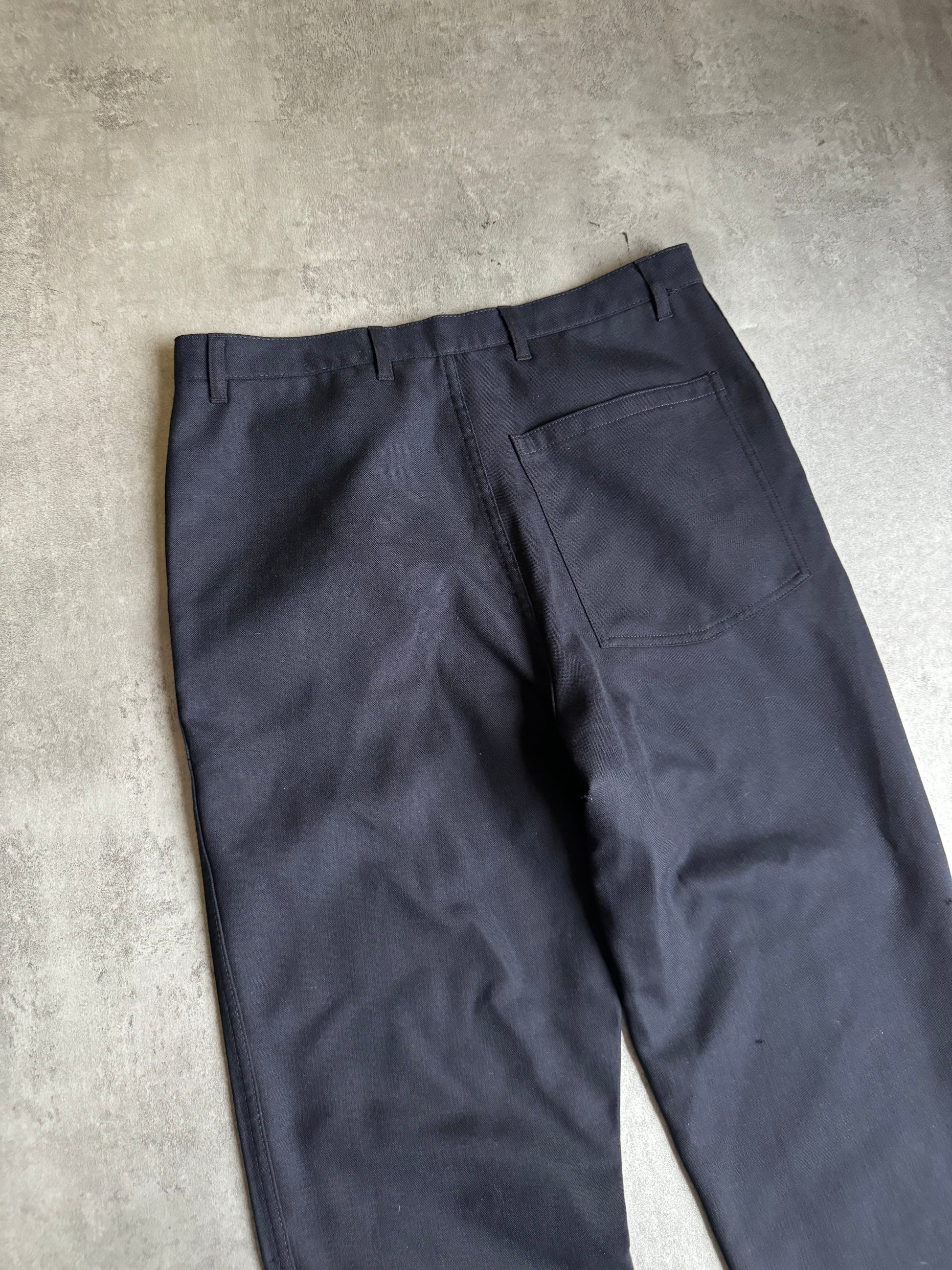 Raf Simons Prototype Classy Navy Pants (M) - 8