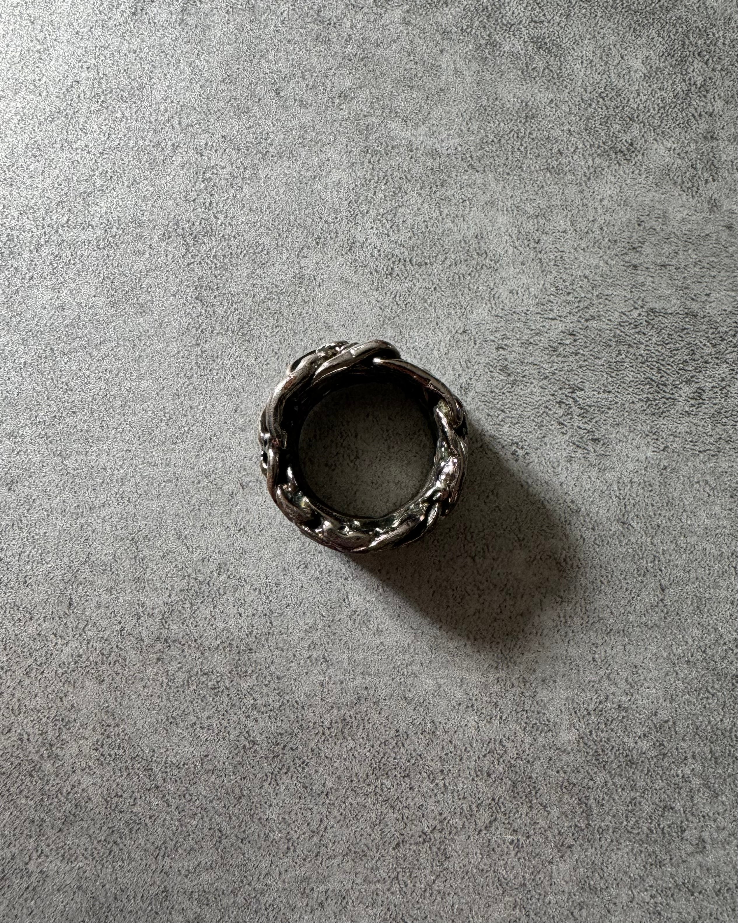 1997 Jean Paul Gaultier Brut Power Silver Steel Ring (OS) - 4