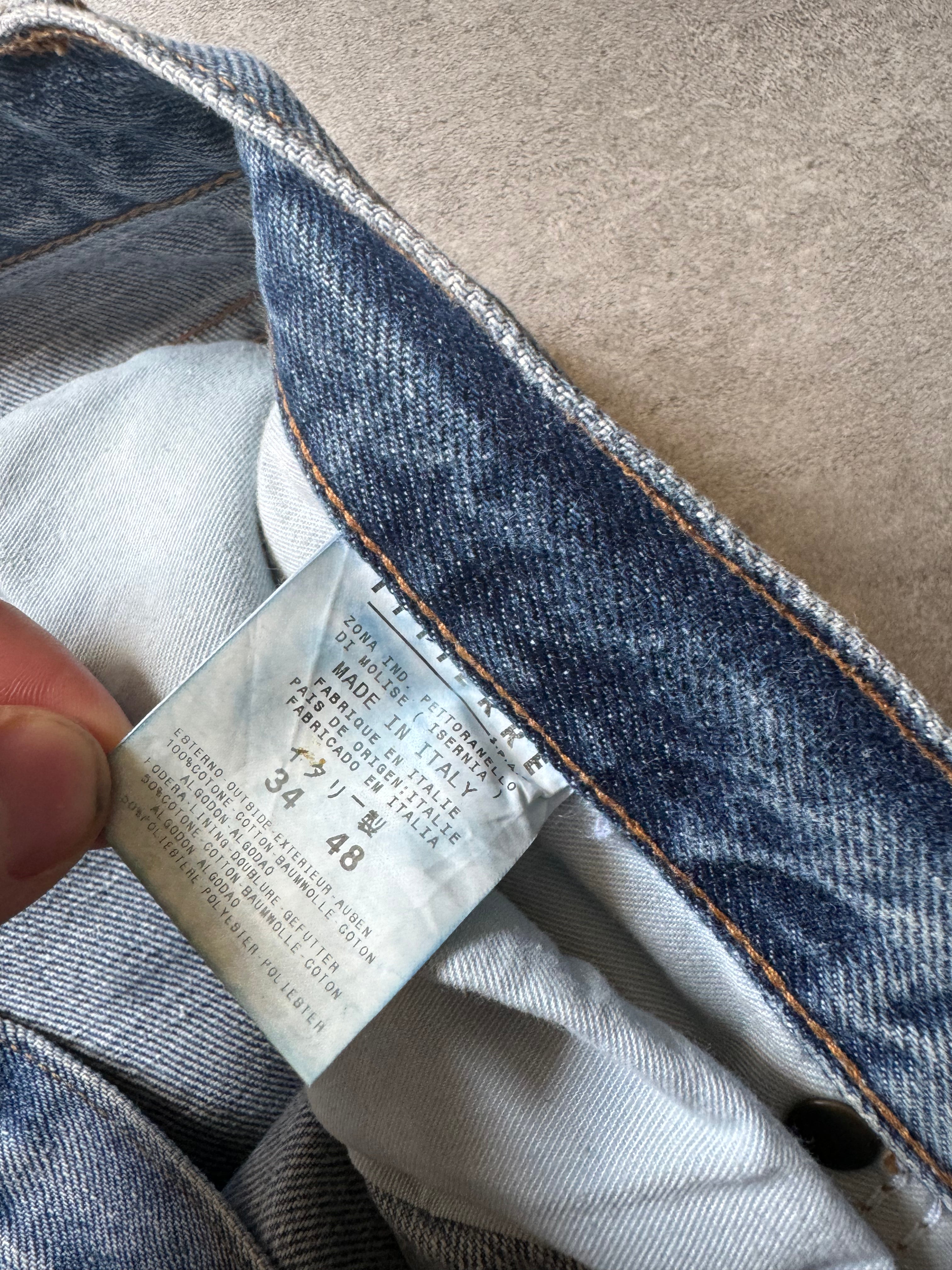 SS2006 Cavalli Blue Faded Edgy Denim Jeans  (M) - 7