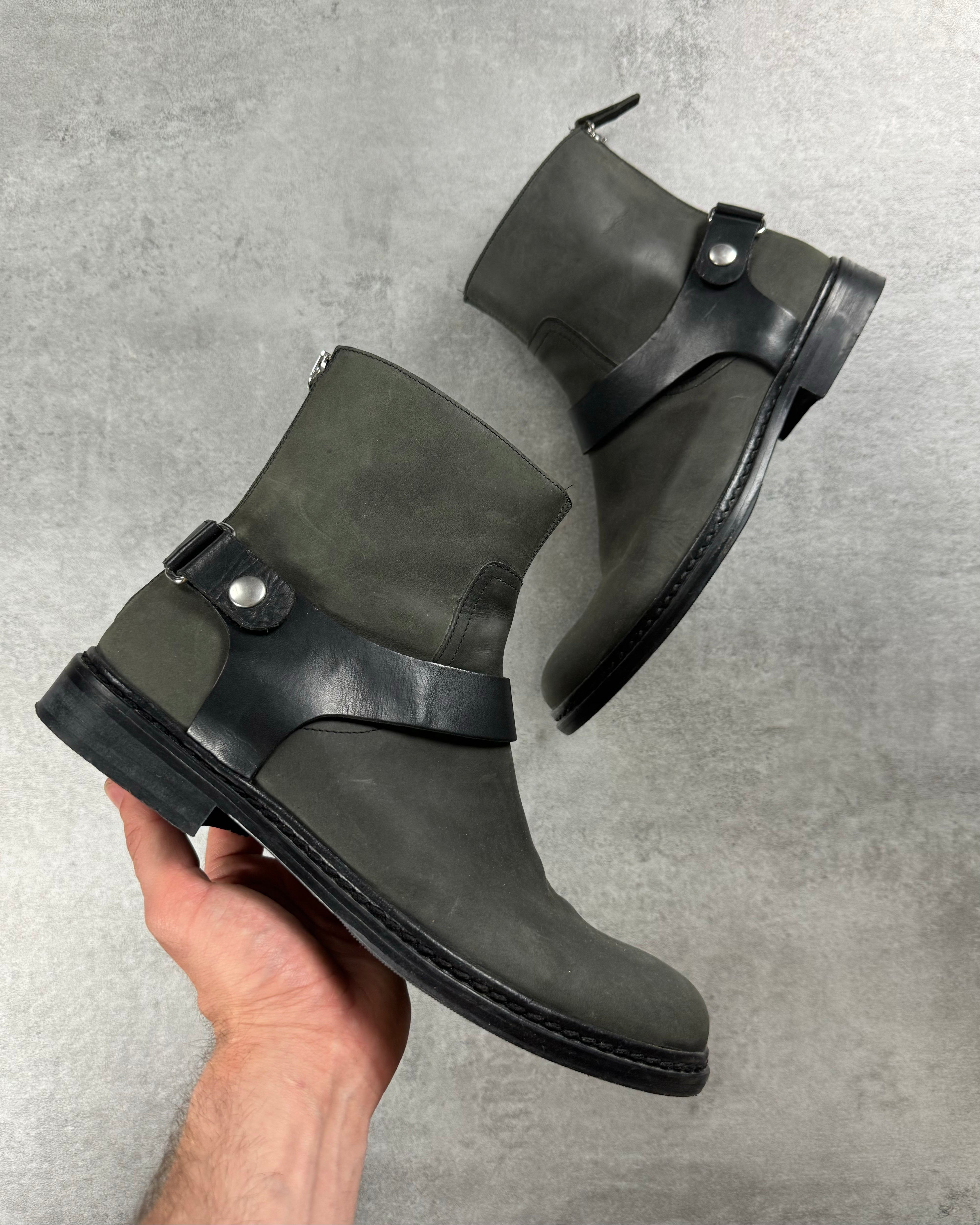 AW2011 Cavalli Cow Boy Leather Boots  (42) - 1