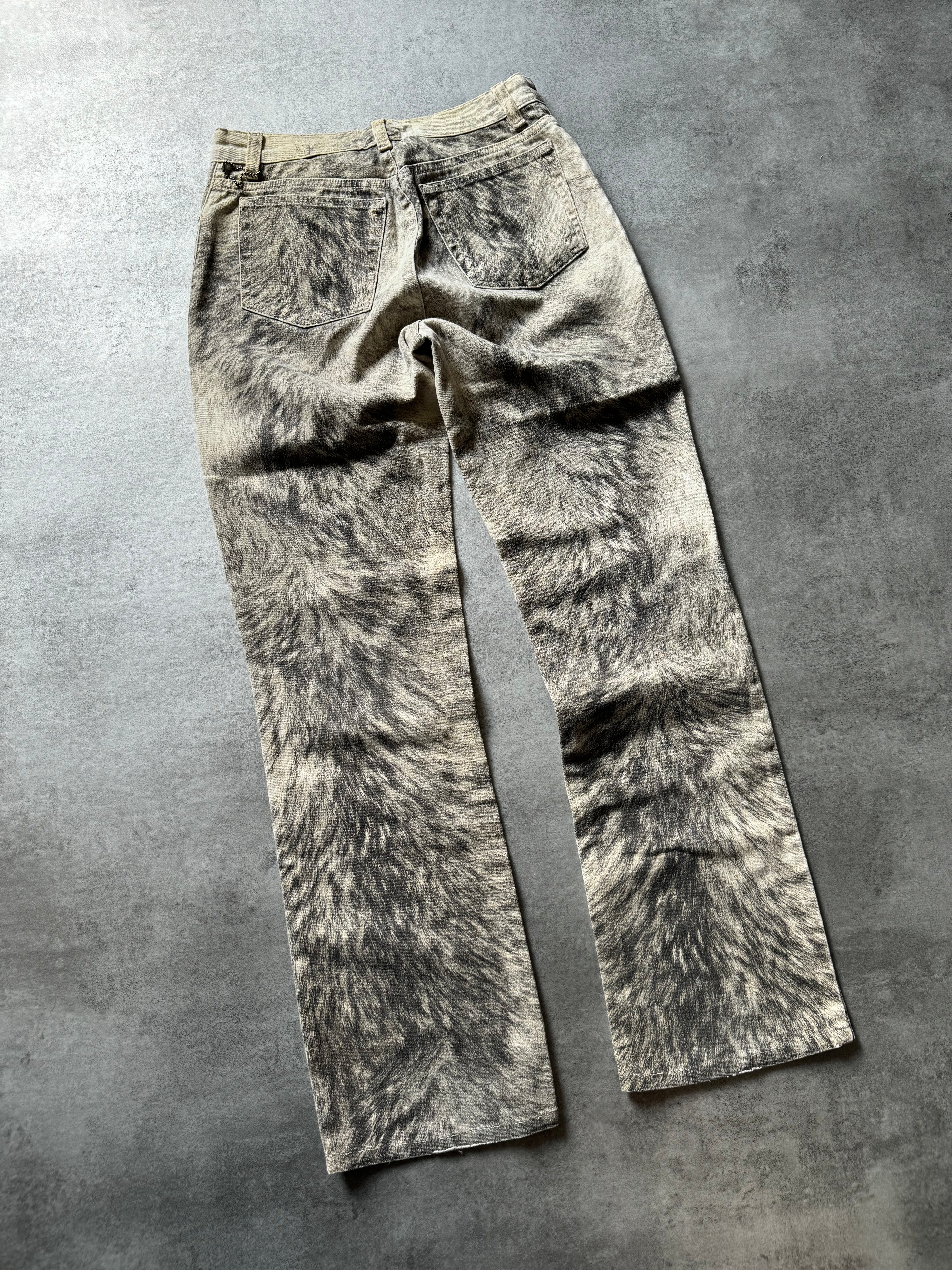 AW1999 Roberto Cavalli Heavy Animal Pants  (XS) - 4