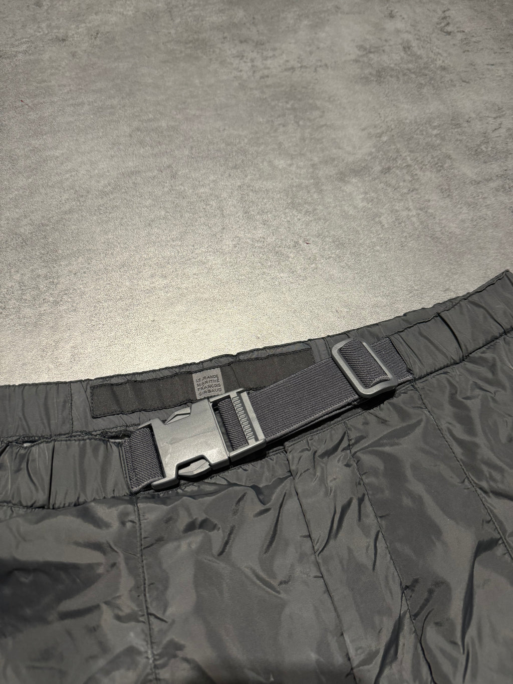 2000s Marithé + François Girbaud Tactical Grey Nylon Cargo Pants (M) - 7