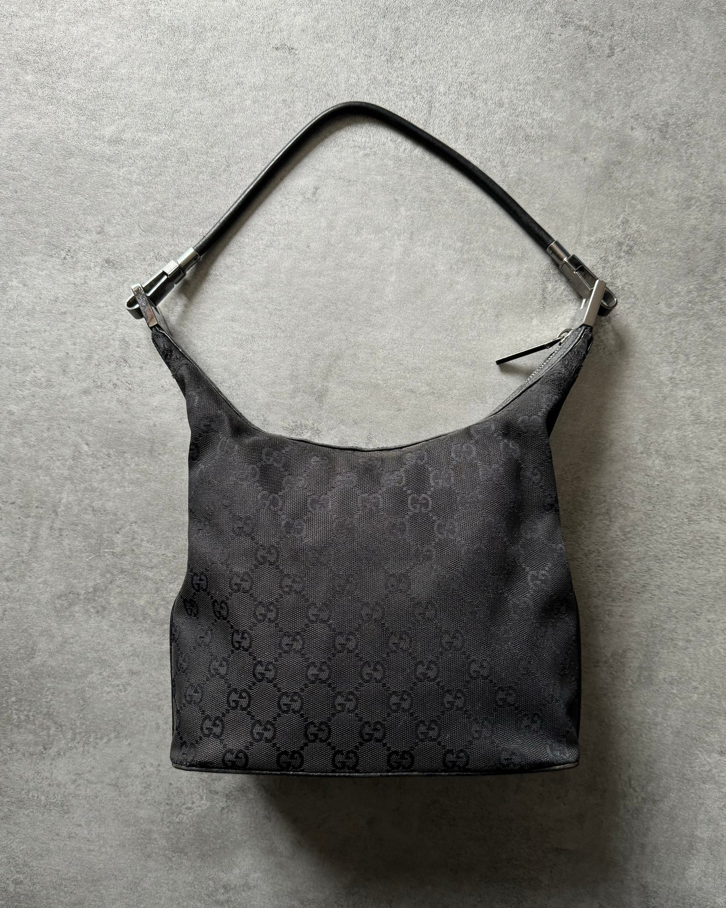 FW2002 Gucci Black Monogrammed Black Bag by Tom Ford (OS) - 2