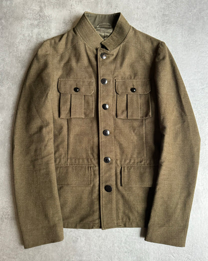 AW2006 Balenciaga Army Tailored Premium Mao Jacket (M) - 1