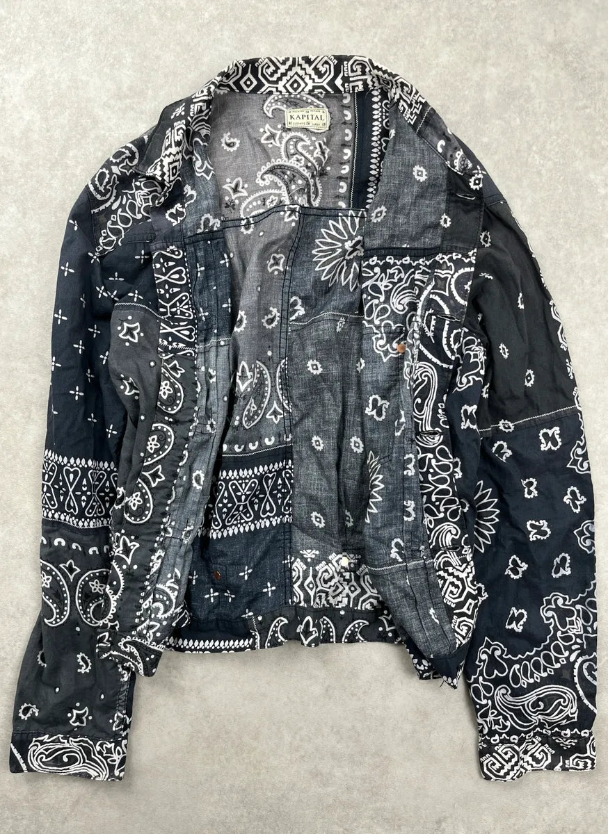 SS2019 Kapital Bandana Patchwork Paisley Light Jacket SglxSKTq 3