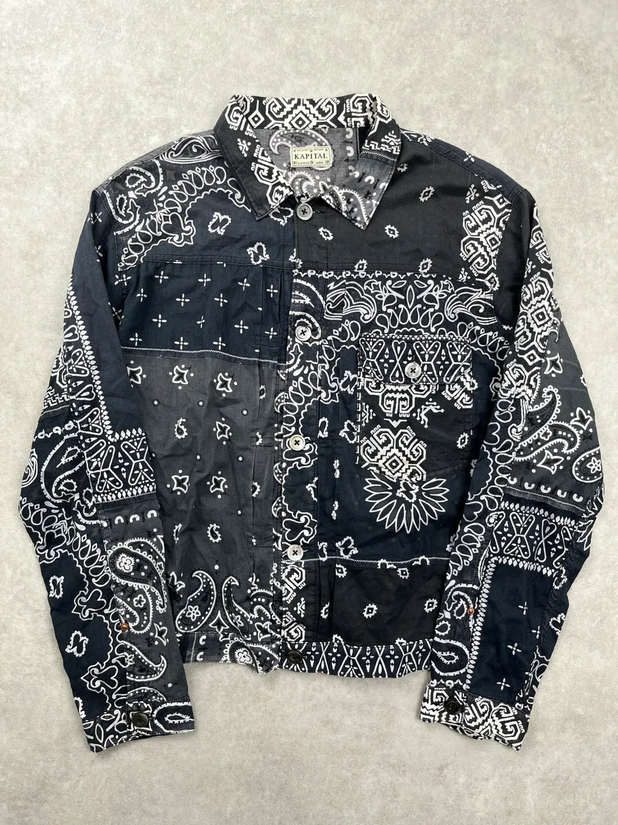 SS2019 Kapital Bandana Patchwork Paisley Light Jacket SglxSKTq 0