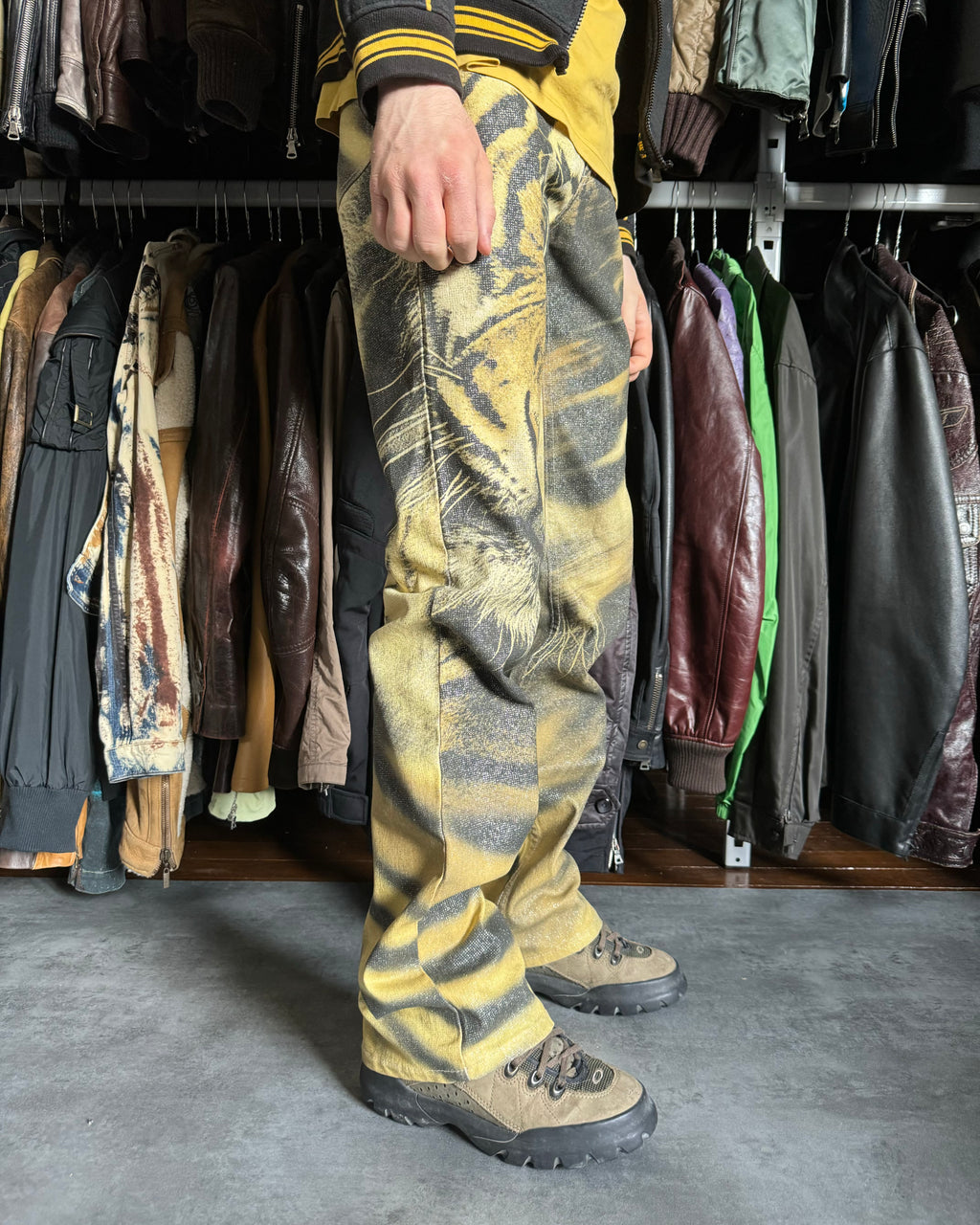 FW2000 Roberto Cavalli Tiger Savage Pants (S) - 3