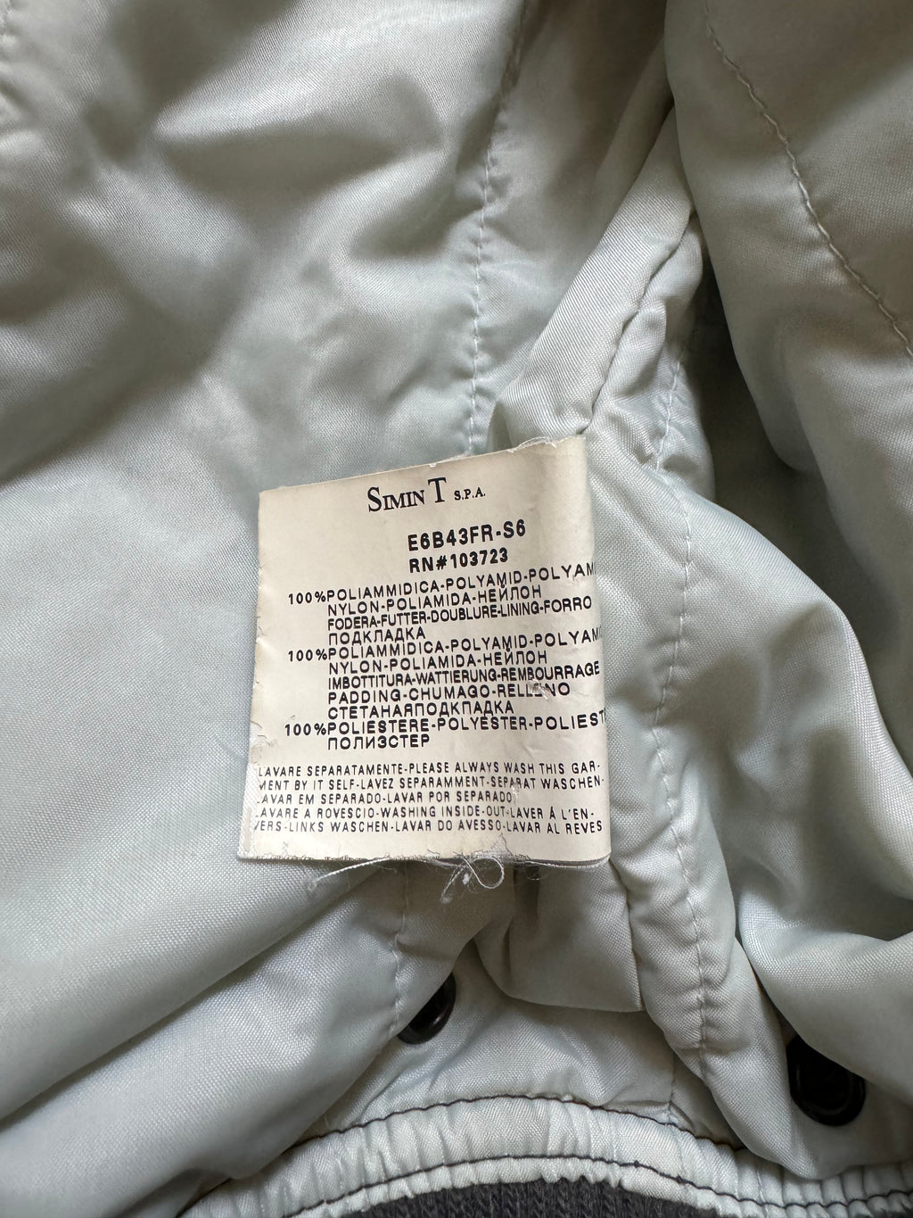 2000s Armani Olive Utility Drift Bomber Jacket (L) - 5