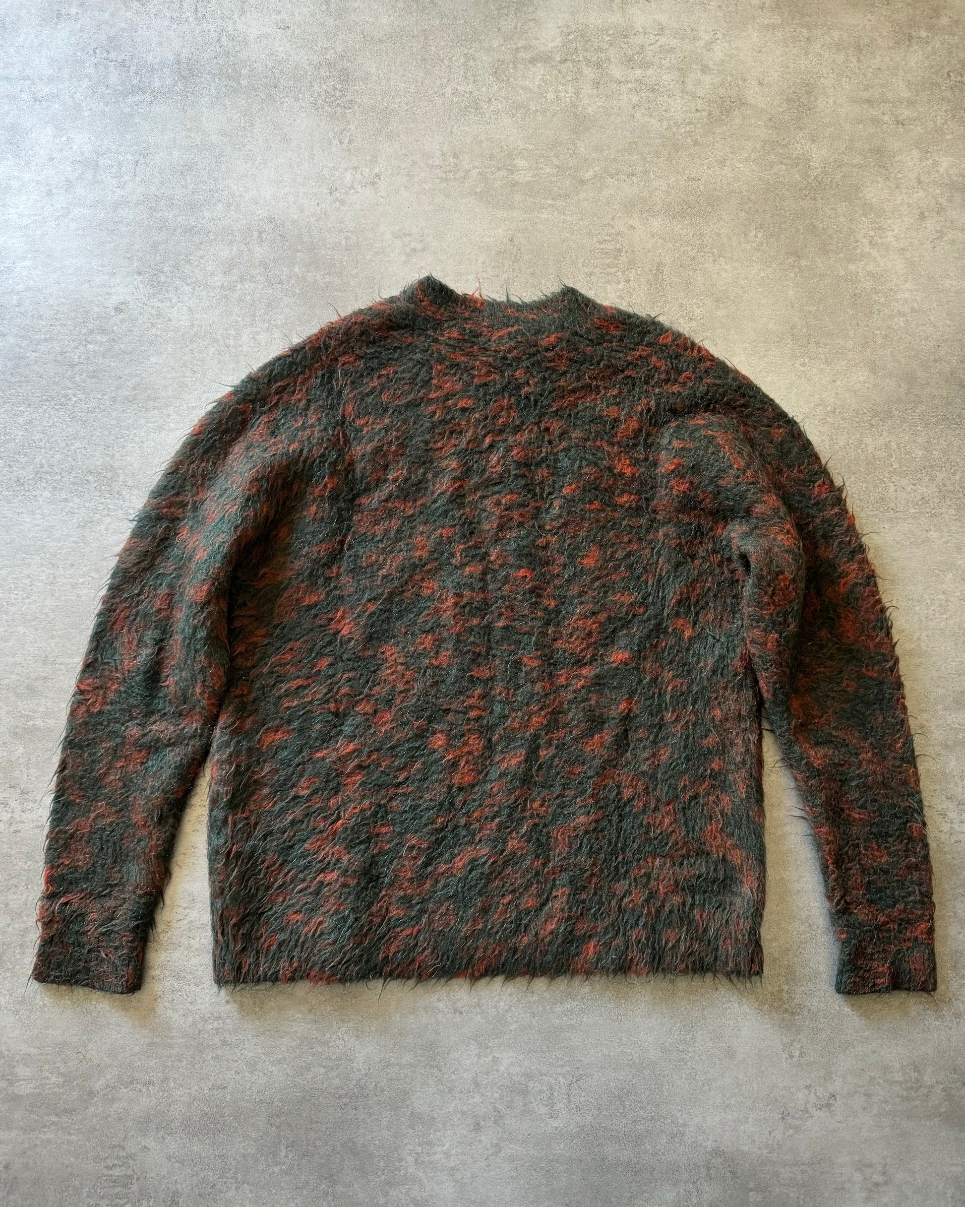 AW2021 Acne Studios Kristo Brushed Jacquard Mohair Crew Knit (L) - 2