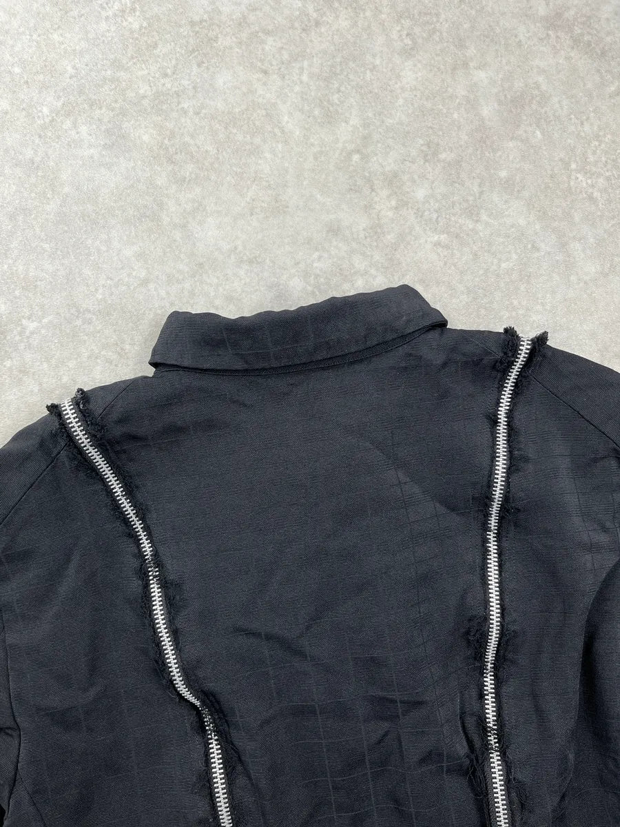 AW2024 Comme des Garçons Back Multi Zip Deconstructed BlazerJacket SvWmUaVr 8