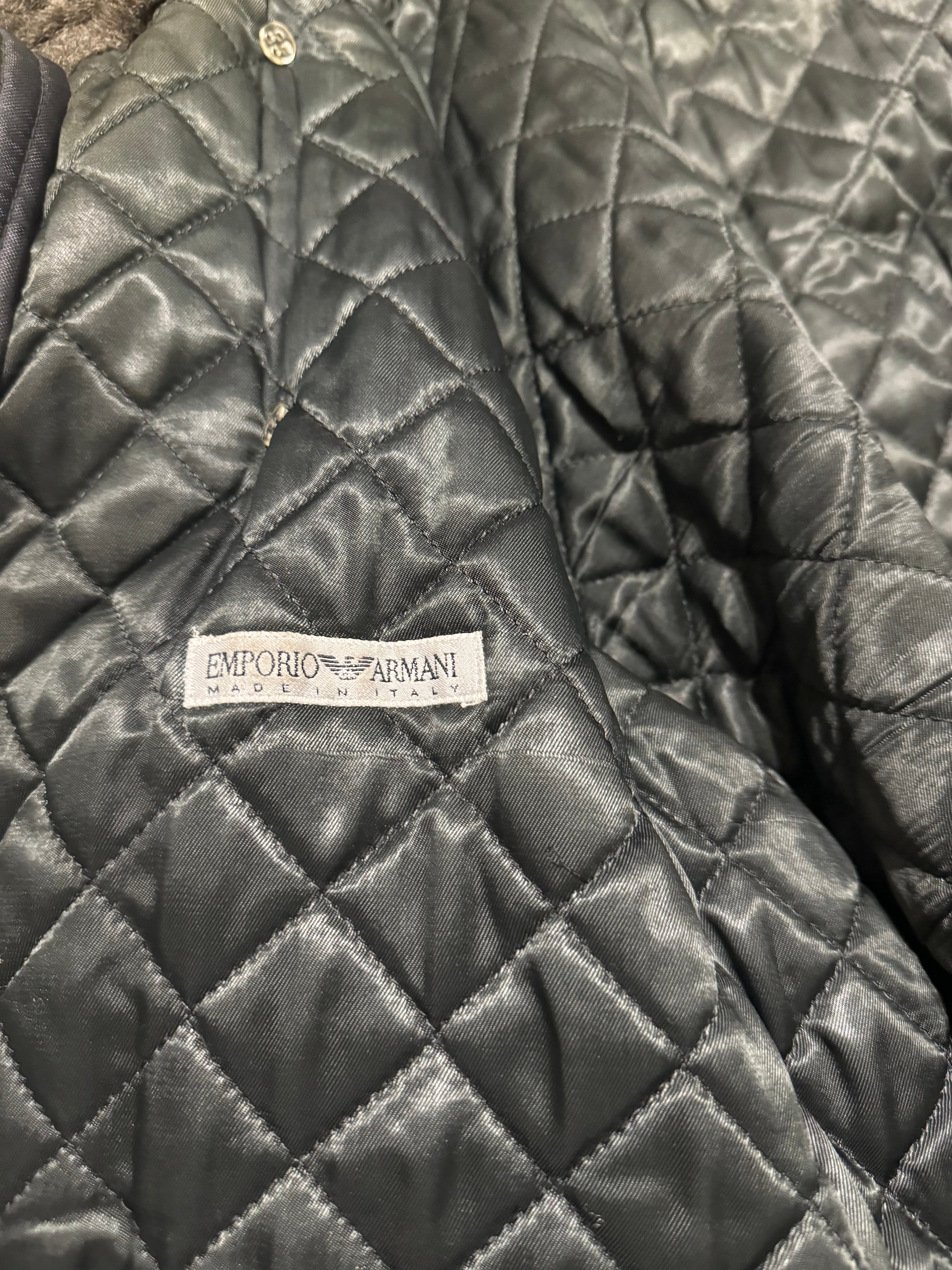 1990s Emporio Armani M1 Type Aviator Bomber Jacket (L) - 10