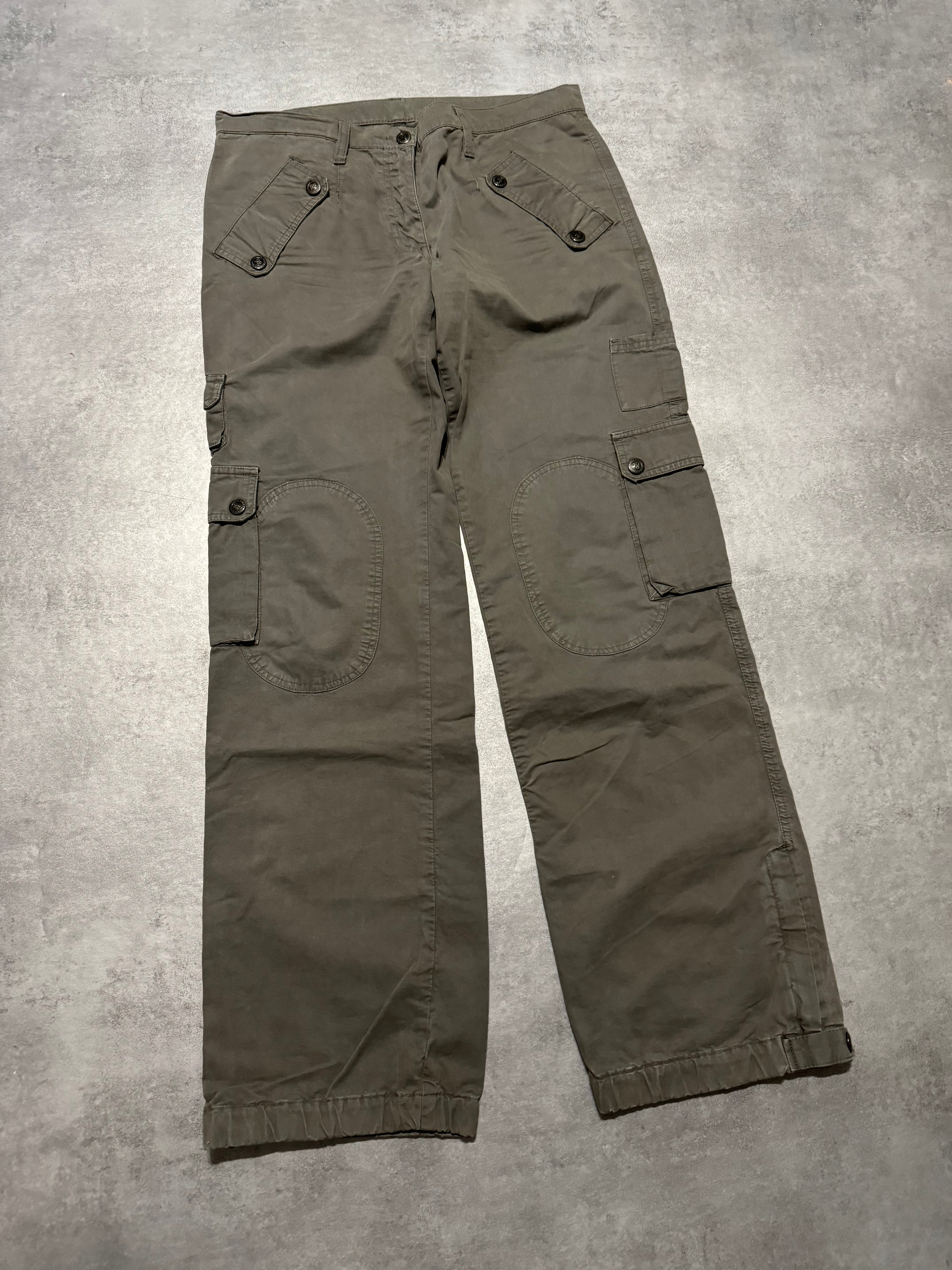 AW2004 Dolce & Gabbana Faded Multi Pockets Cargo Pants (M) - 9