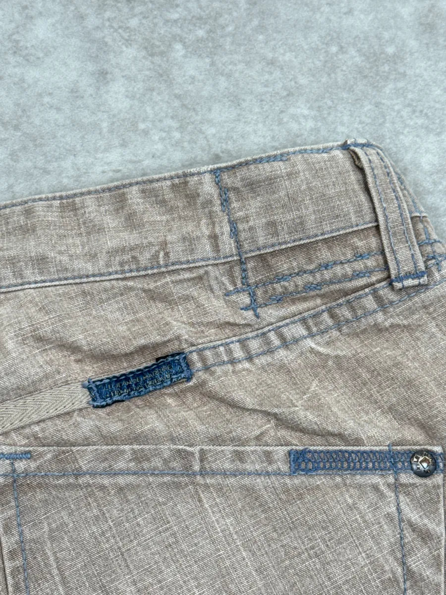 SS2006 Marithé + François Girbaud Beige Light Denim Jeans TGDpKiiT 12