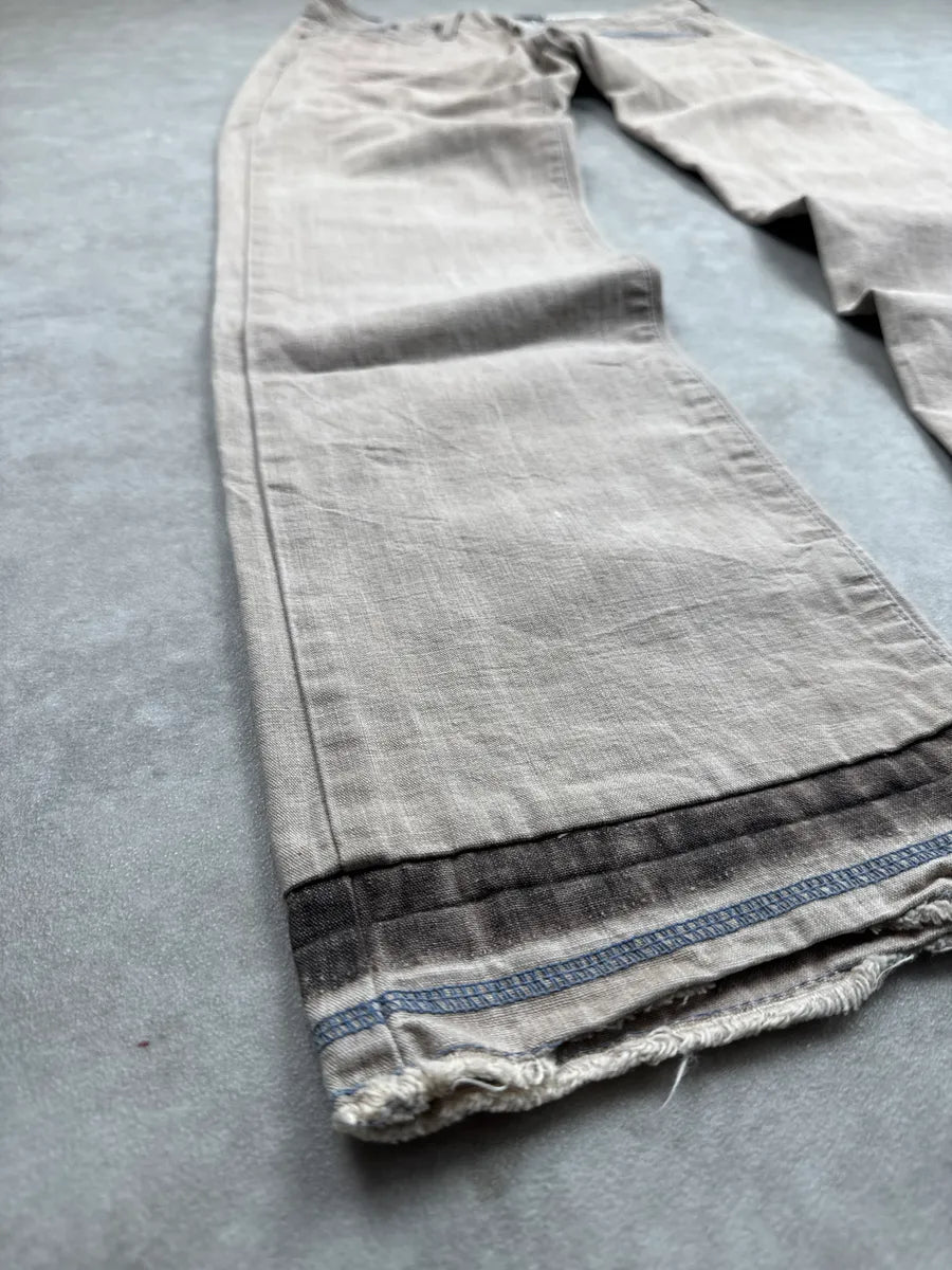 SS2006 Marithé + François Girbaud Beige Light Denim Jeans TGDpKiiT 6