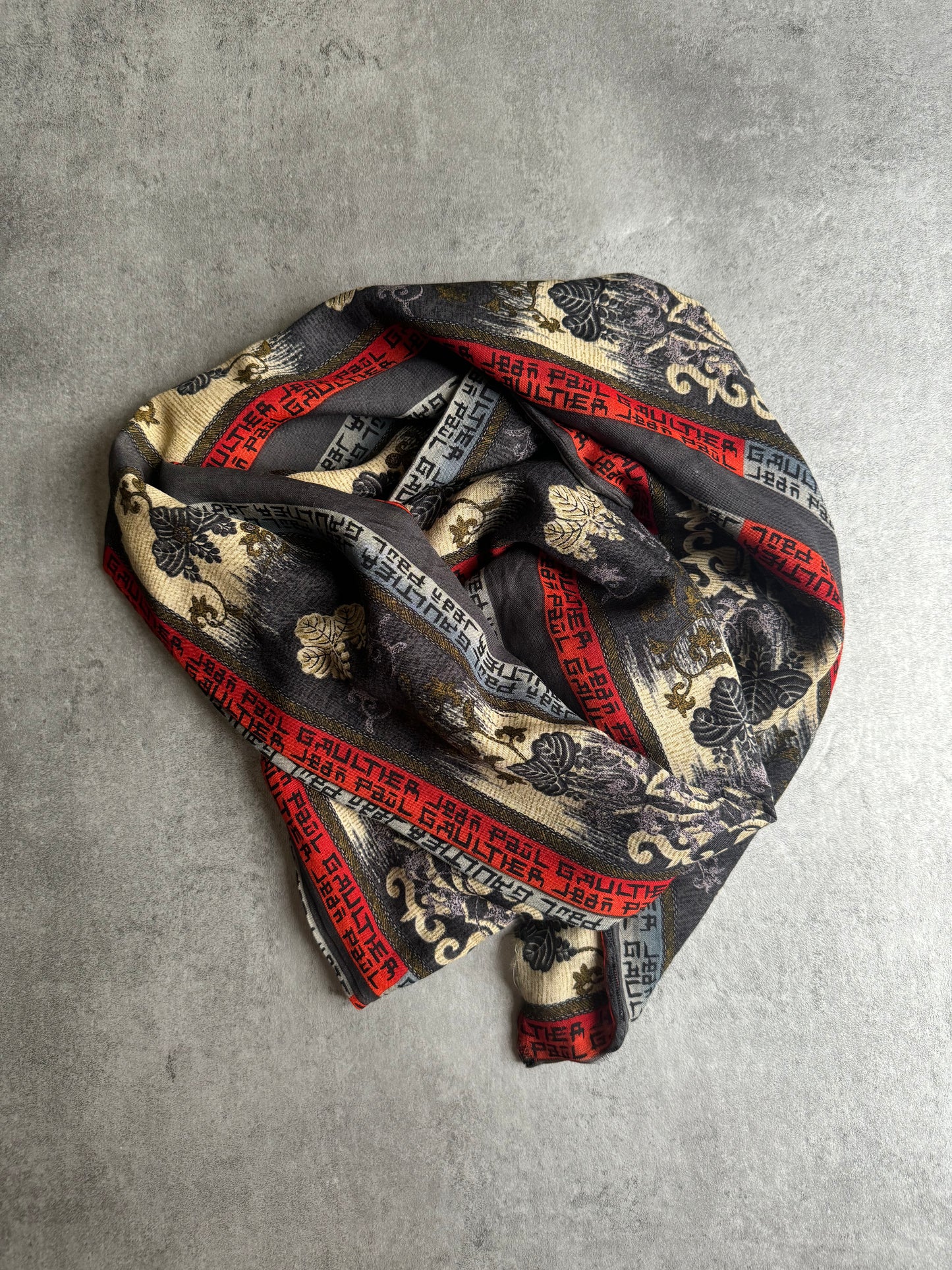 2000s Jean Paul Gaultier Traditional Asian Headscarf  (OS) - 9