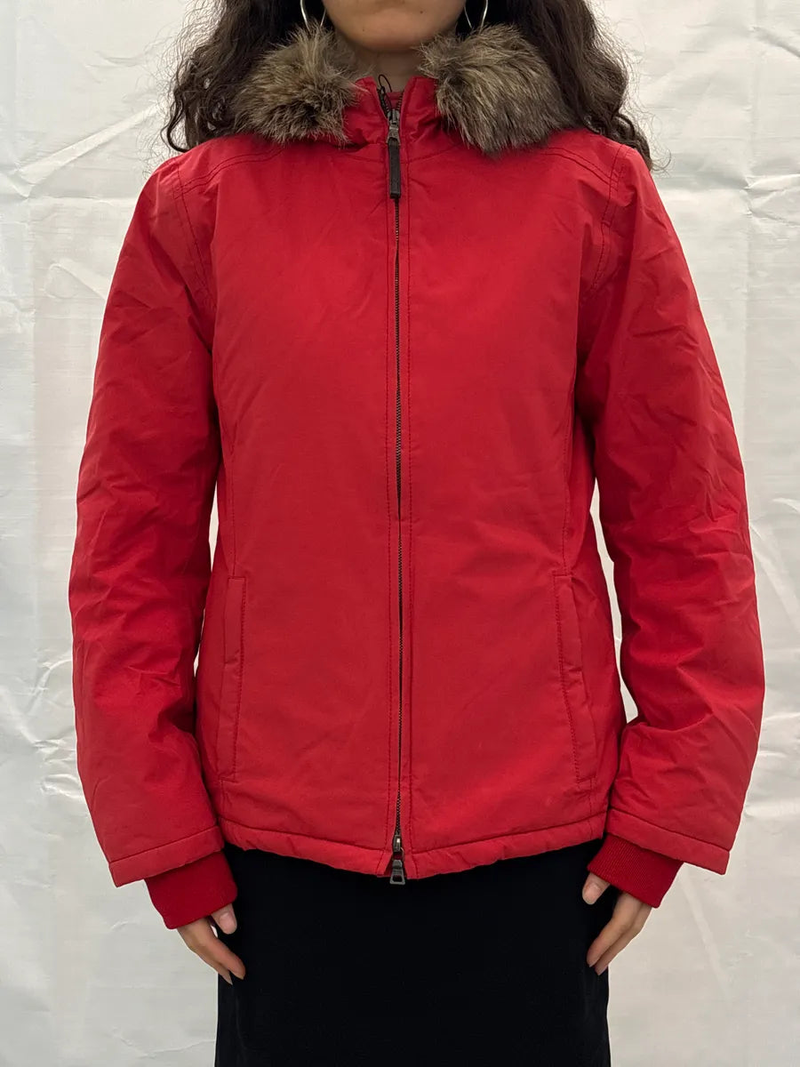 AW2006 Prada Red Fur Hood Gore-Tex Linea Rossa Jacket THQxVgnI 2