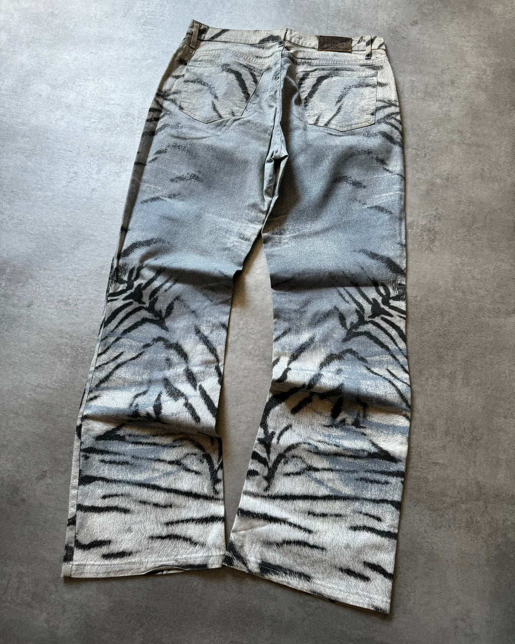 SS2002 Cavalli Safari Chic Zebra Pants (M) - 2