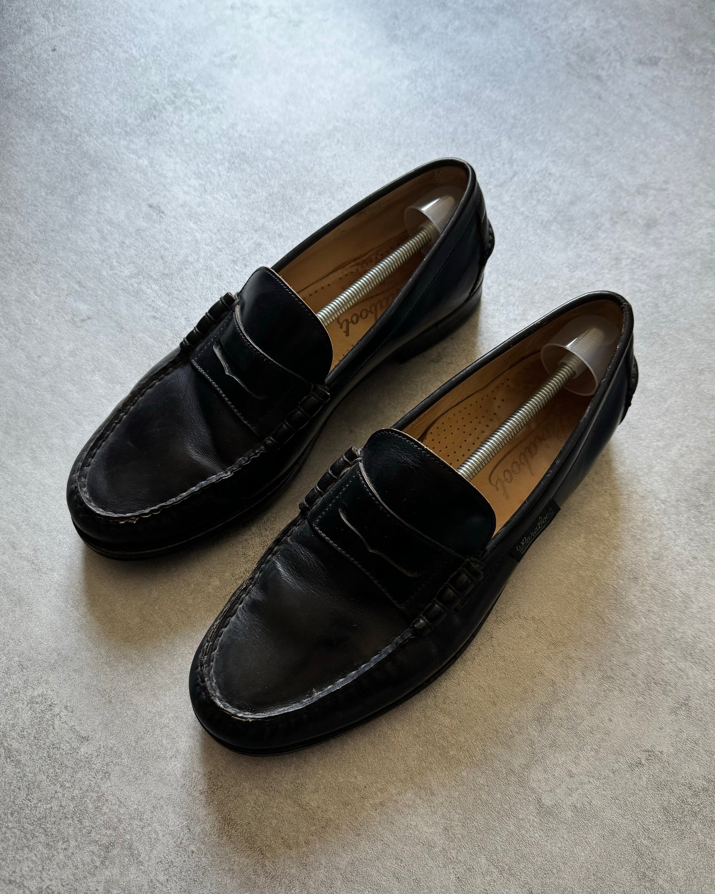 Paraboots Black Leather Loafers  (43) - 7