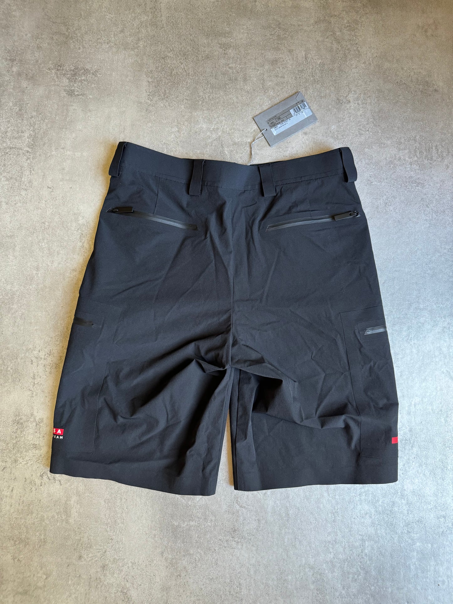 SS2019 Prada Luna Rossa Black Tech Shorts (S) - 2