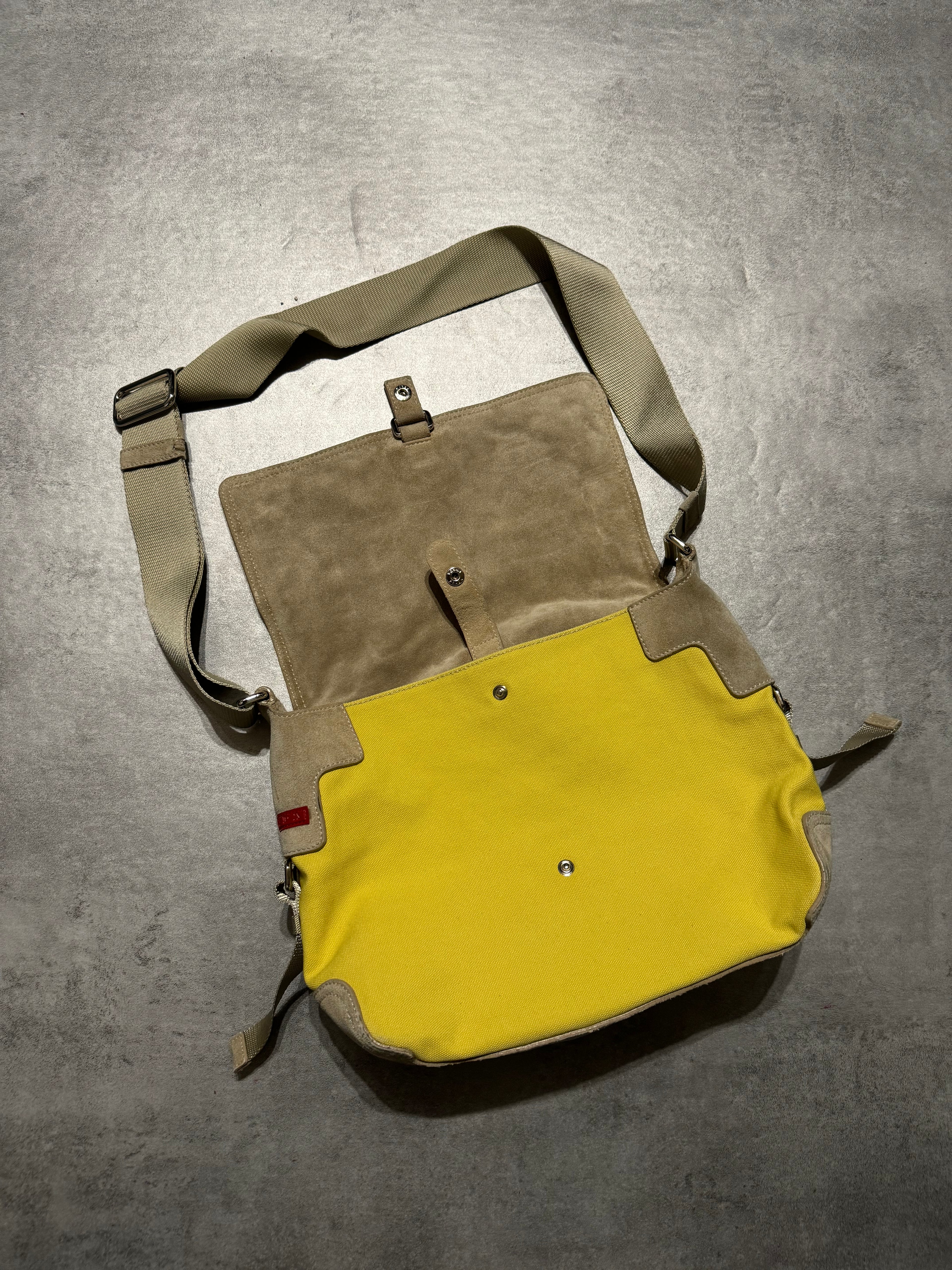 2000s Prada Linea Rossa Yellow Shoulder Bag (OS) - 6