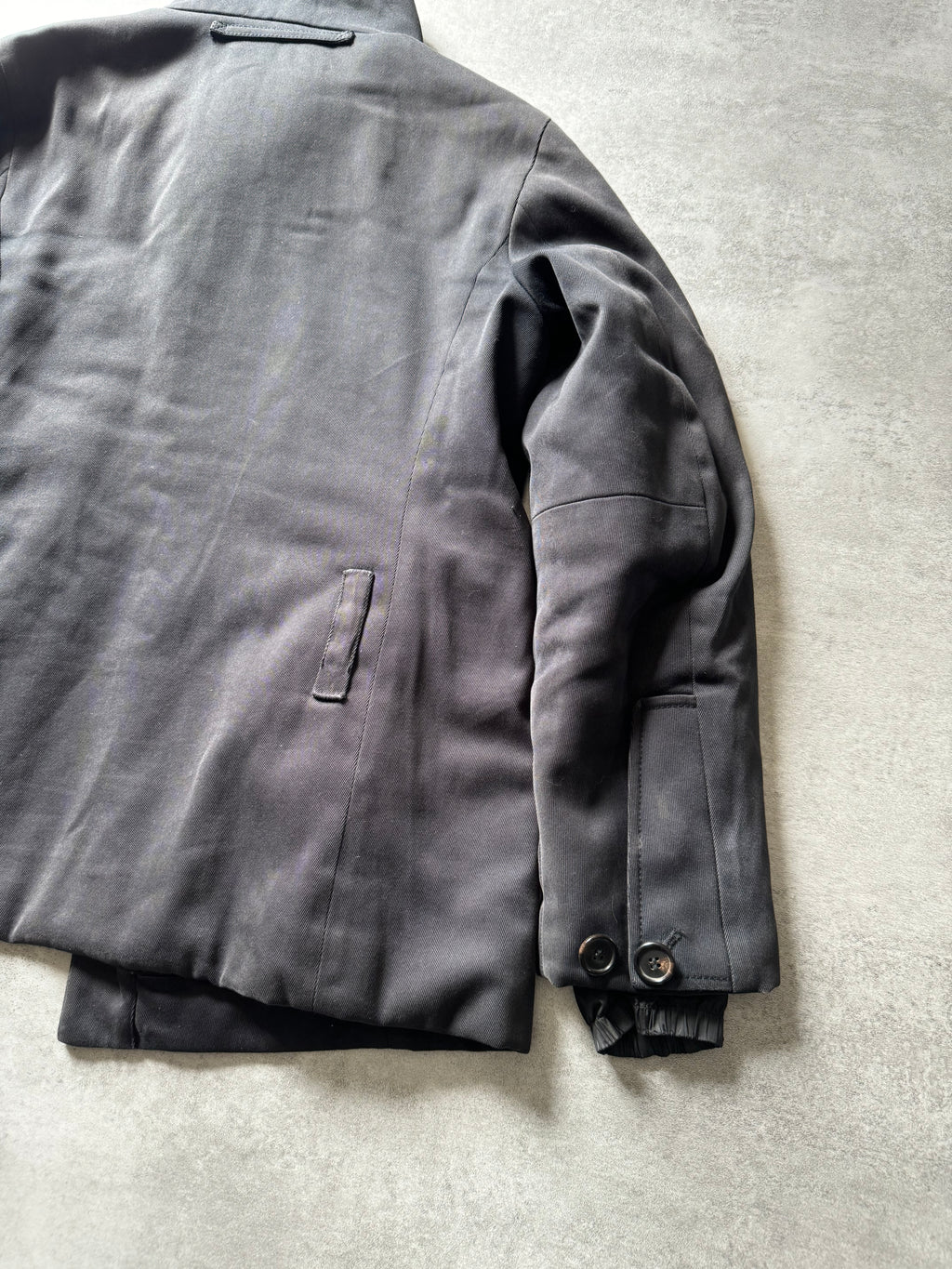 2000s Prada Structural Navy Jacket  (S) - 8