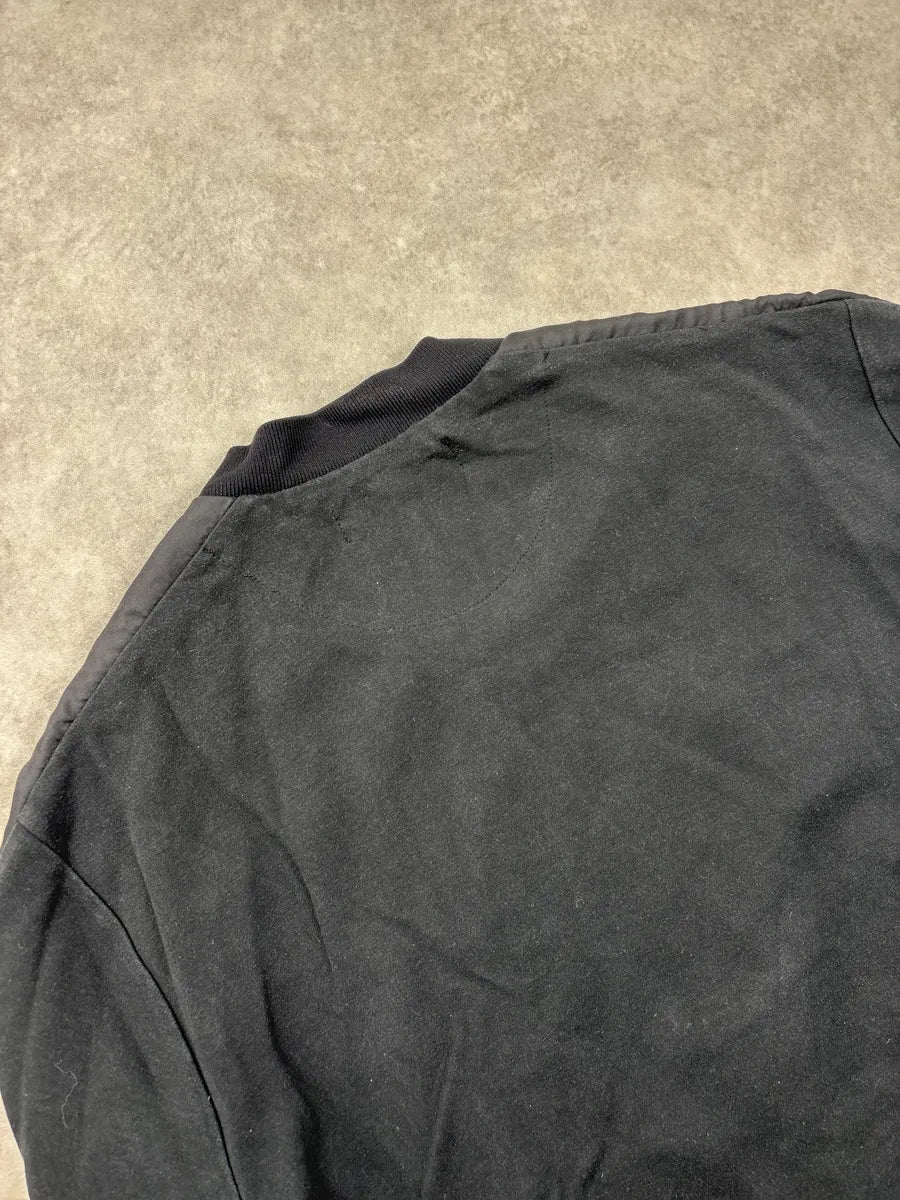 SS2009 Prada Black Hybrid Shoulder Light Zip-up Jacket TfjbPVGY 9