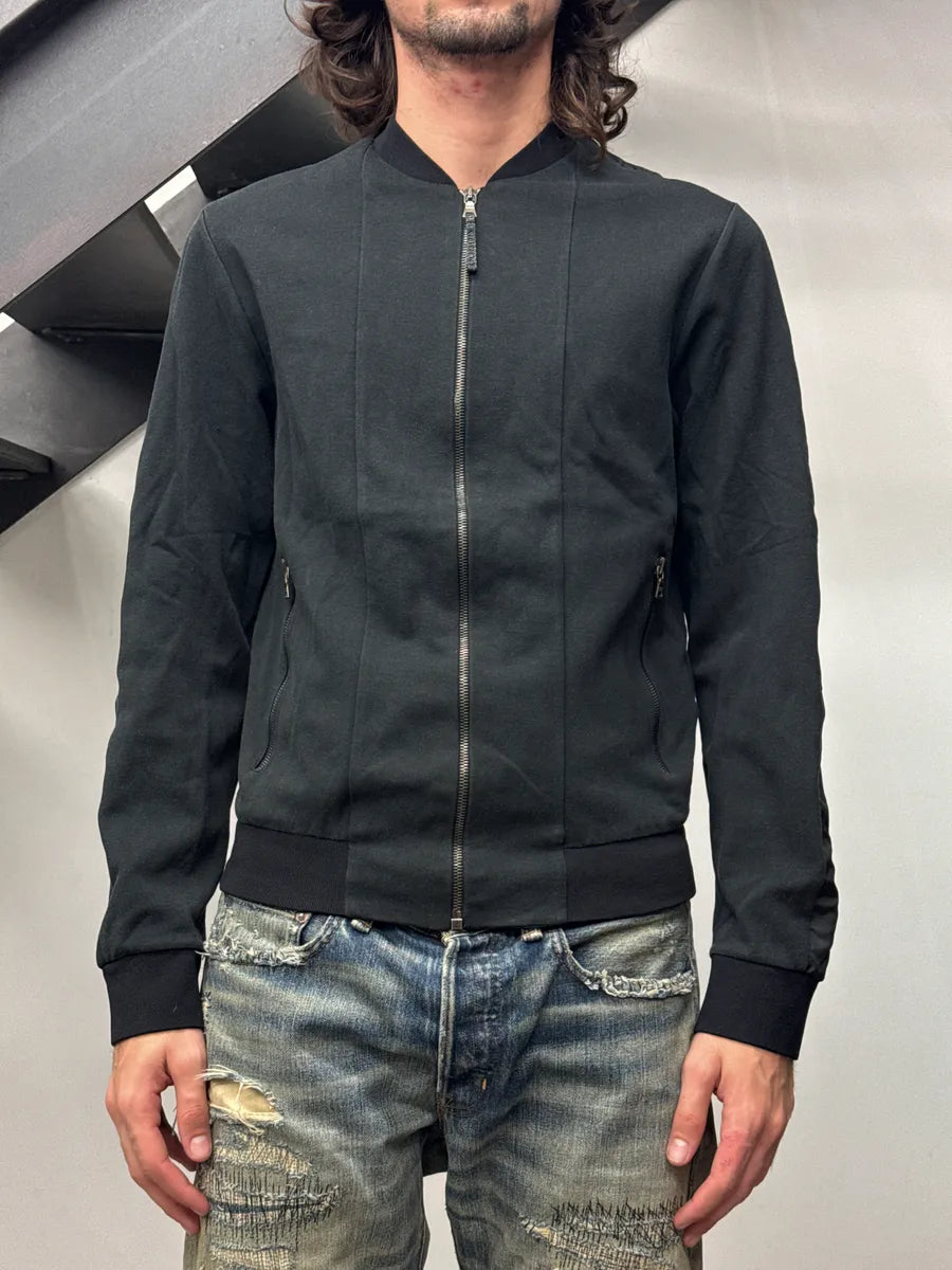 SS2009 Prada Black Hybrid Shoulder Light Zip-up Jacket TfjbPVGY 1