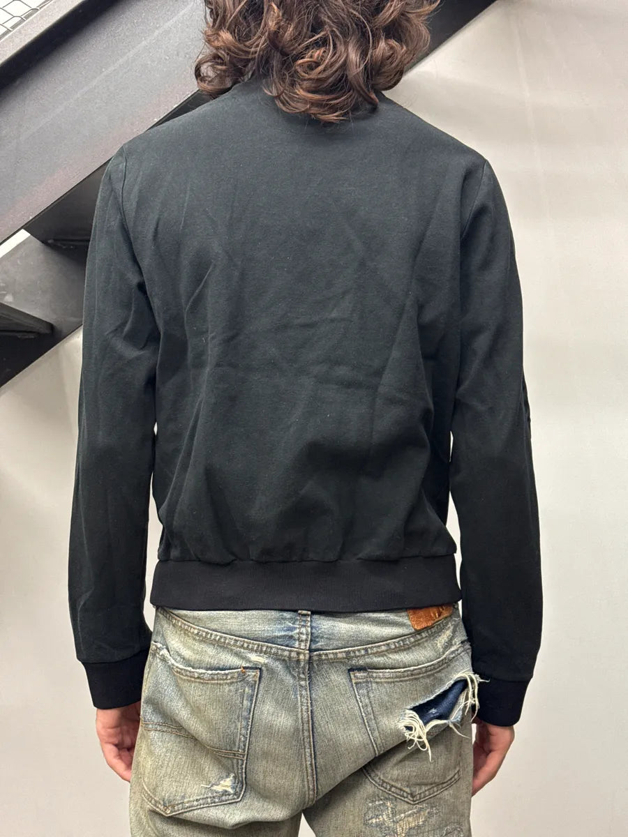 SS2009 Prada Black Hybrid Shoulder Light Zip-up Jacket TfjbPVGY 2