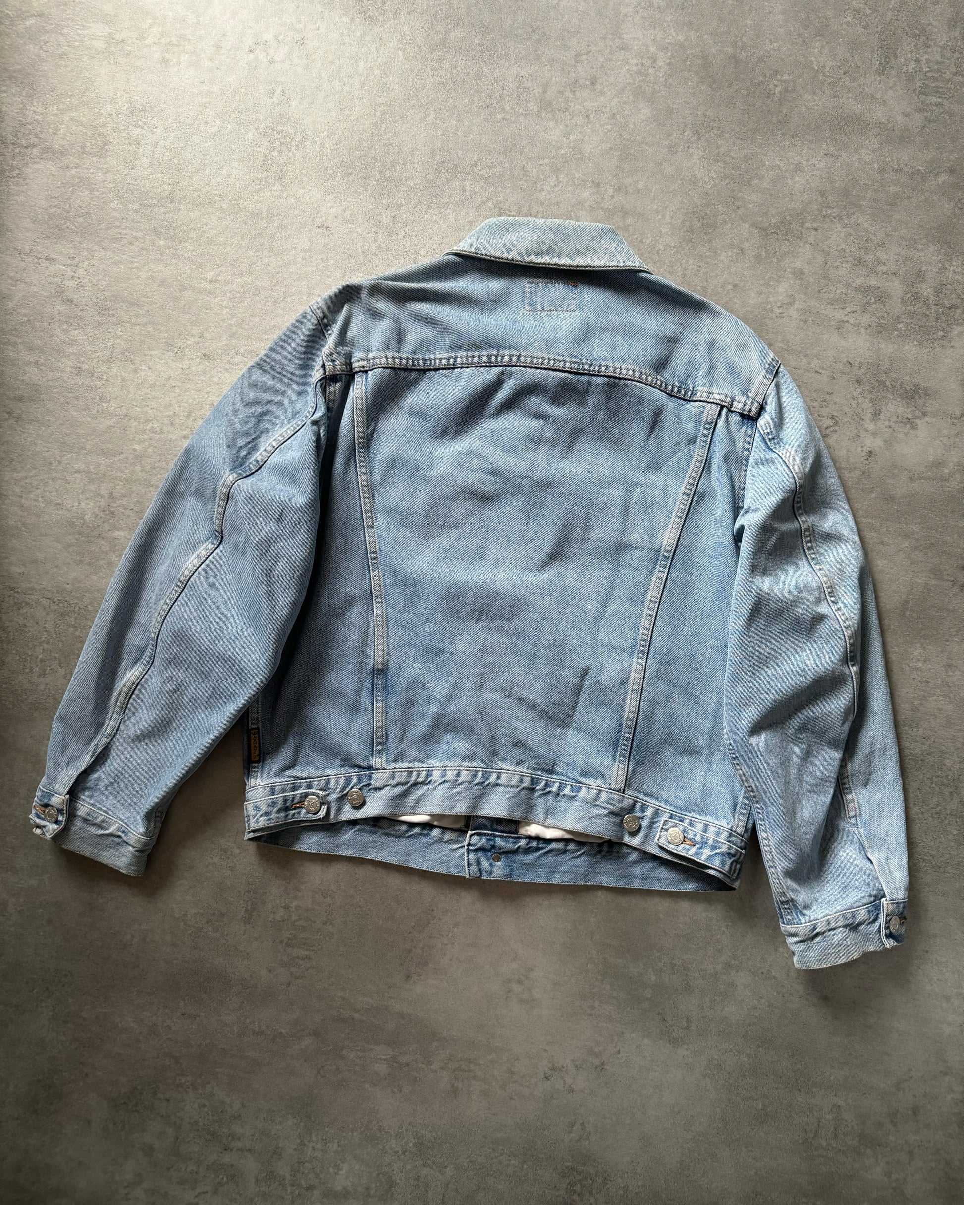 1990s Armani Relaxed Denim Worker Jacket  (L) - 2