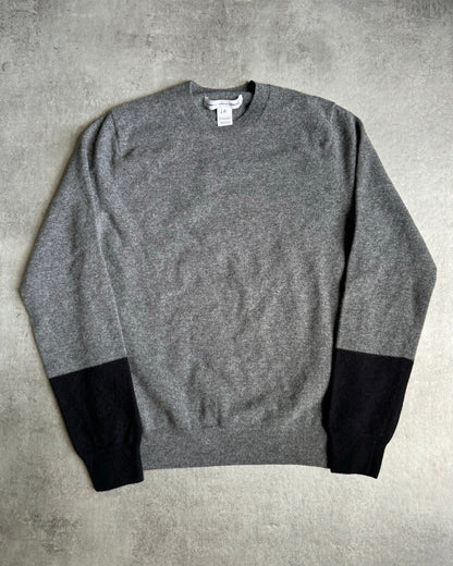 AW2020 Comme des Garçons Wool Grey Knit Sweater (M) - 4