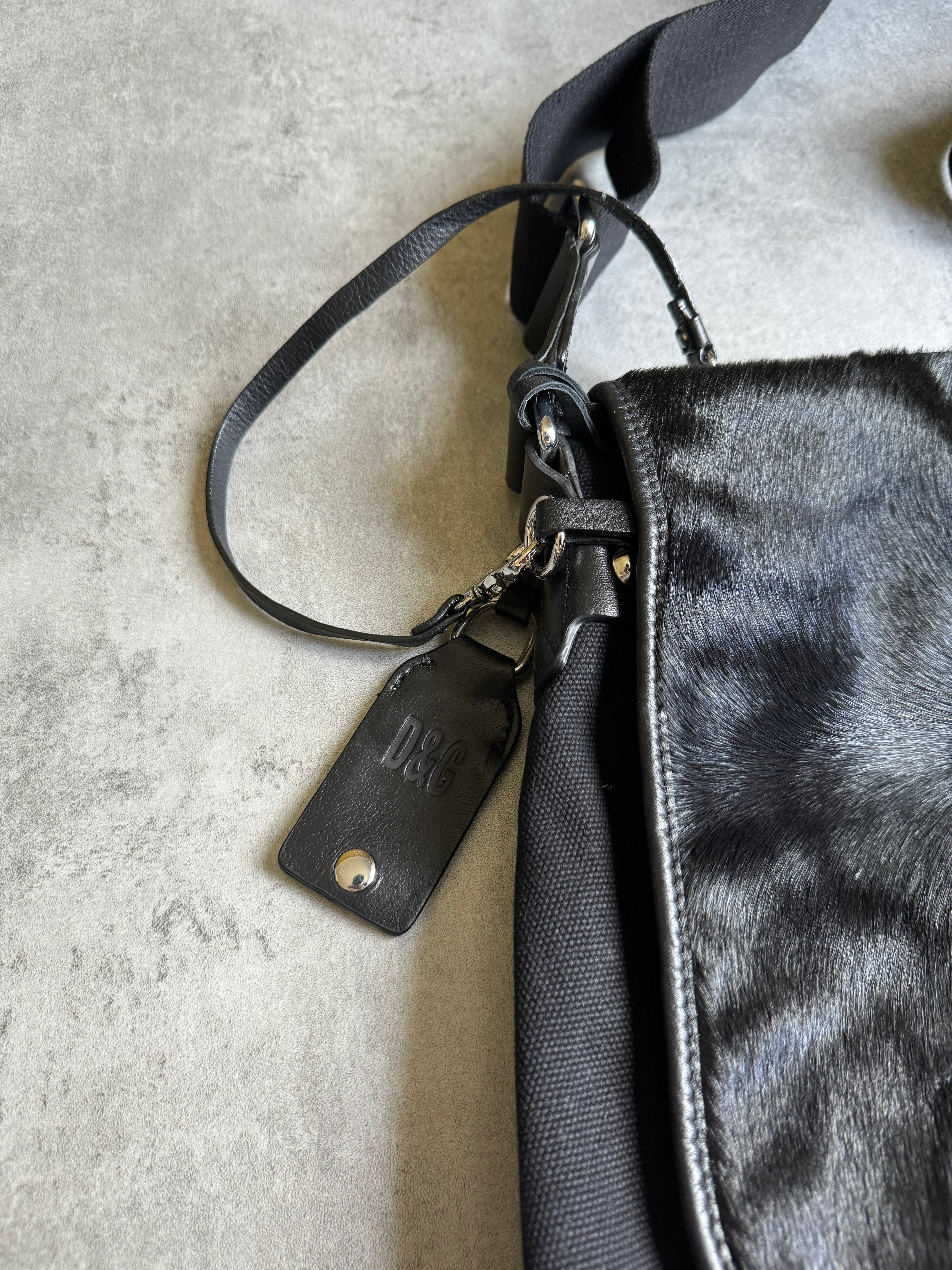 Dolce & Gabbana Fur Black Contemporary Shoulder Bag (OS) - 9