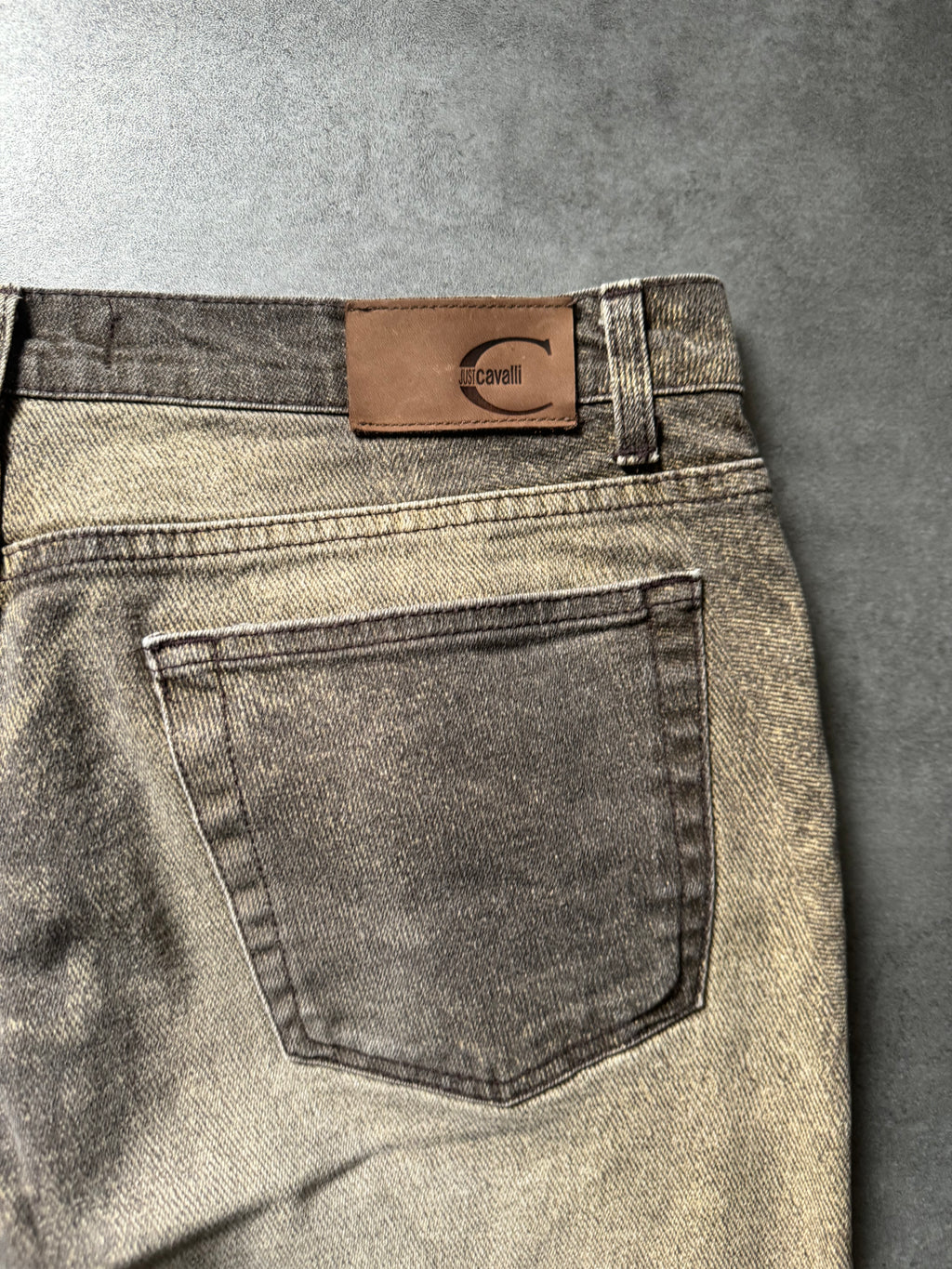SS2004 Cavalli Faded Brown Sand Desert Pants (L) - 4